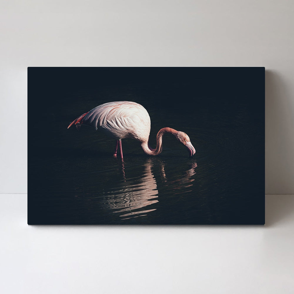 wall-art-print-canvas-poster-framed-Enlightened Flamingo, By Marco Tagliarino-by-Plus X Studio-Gioia Wall Art