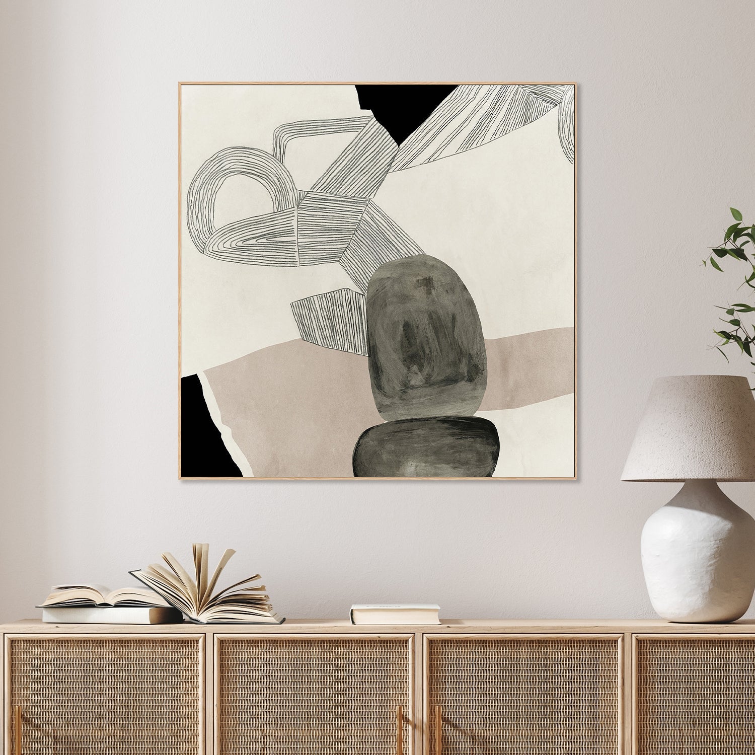 wall-art-print-canvas-poster-framed-Entangled, Style B , By Tom Reeves-2