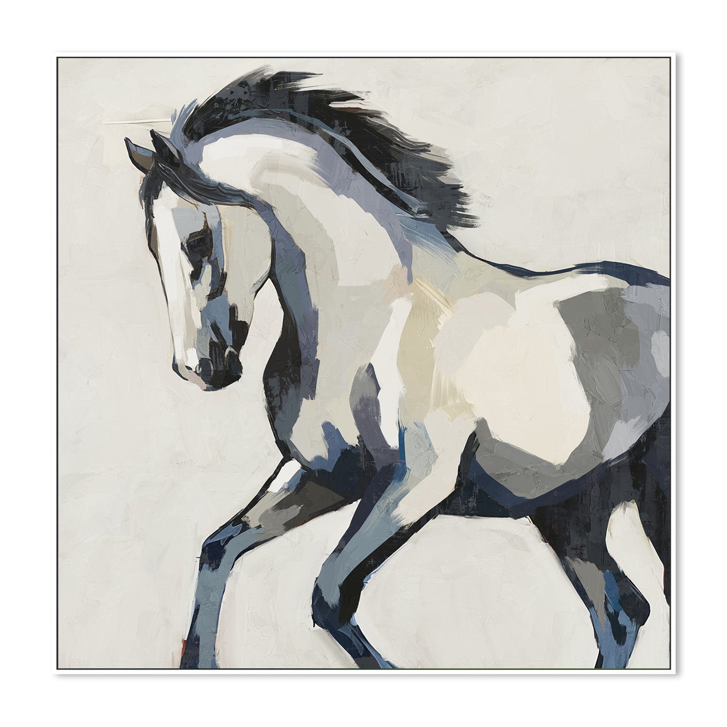wall-art-print-canvas-poster-framed-Equine Elegance, Style B-5