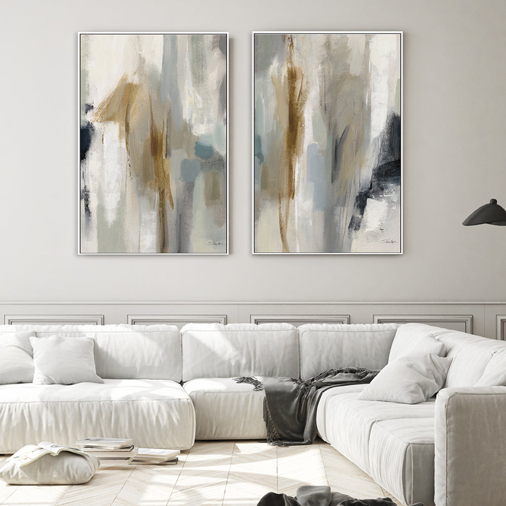 wall-art-print-canvas-poster-framed-Ethereal Sandy Beach, Set Of 2-by-Silvia Vassileva-Gioia Wall Art