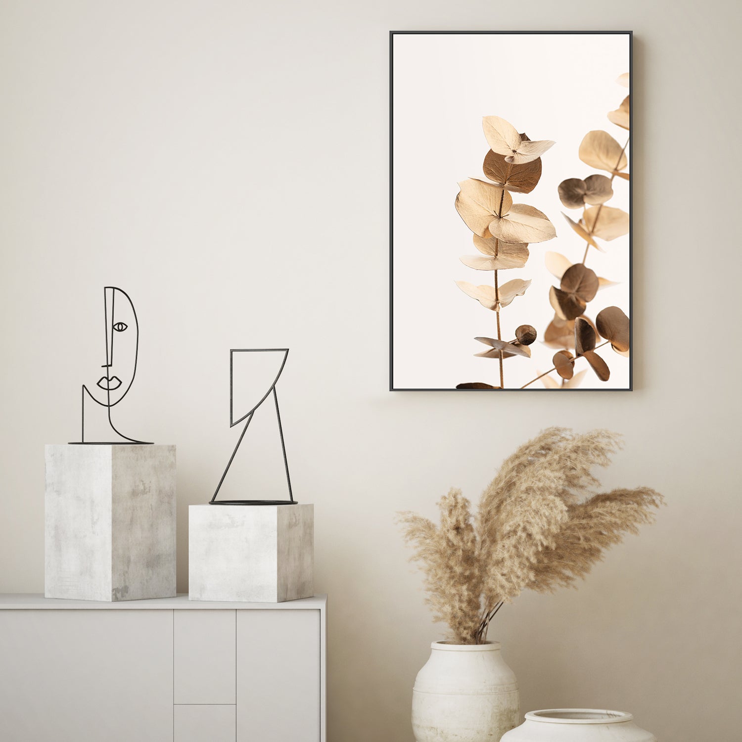 wall-art-print-canvas-poster-framed-Eucalyptus Gold, Style A-by-Plus X Studio-Gioia Wall Art