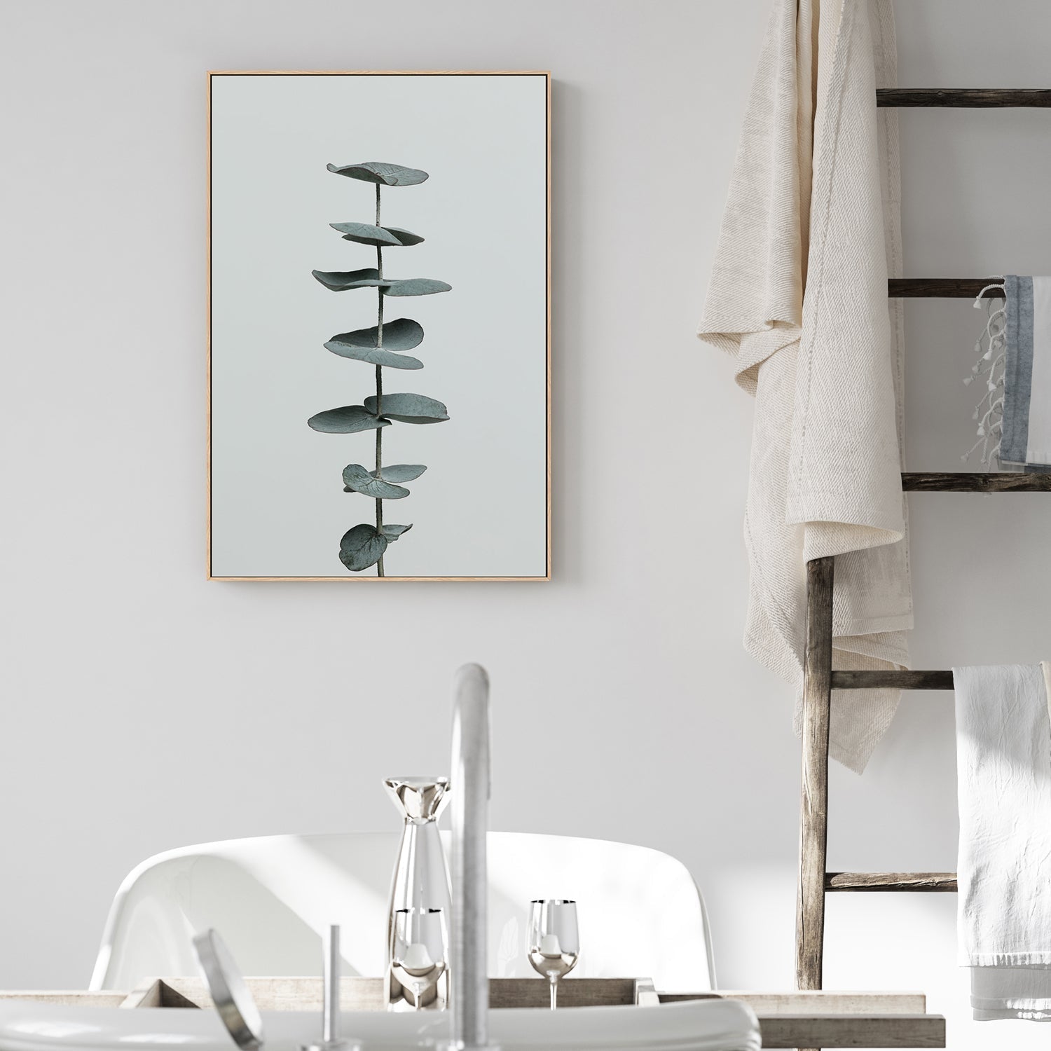 wall-art-print-canvas-poster-framed-Eucalyptus Natural, Style E-by-Plus X Studio-Gioia Wall Art