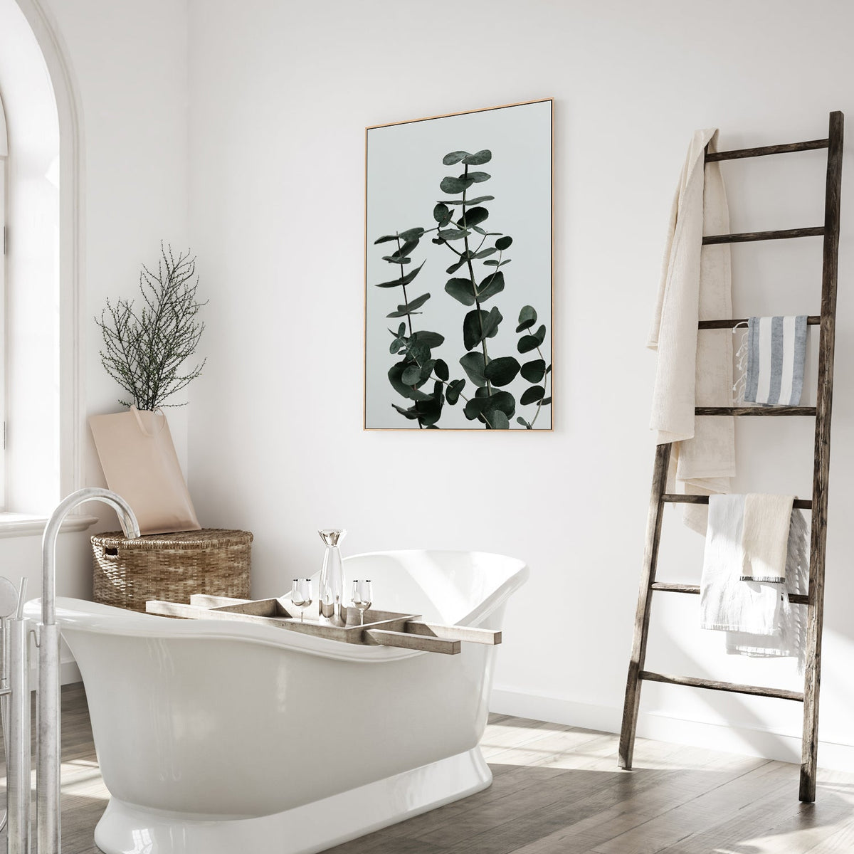 wall-art-print-canvas-poster-framed-Eucalyptus Natural, Style F-by-Plus X Studio-Gioia Wall Art