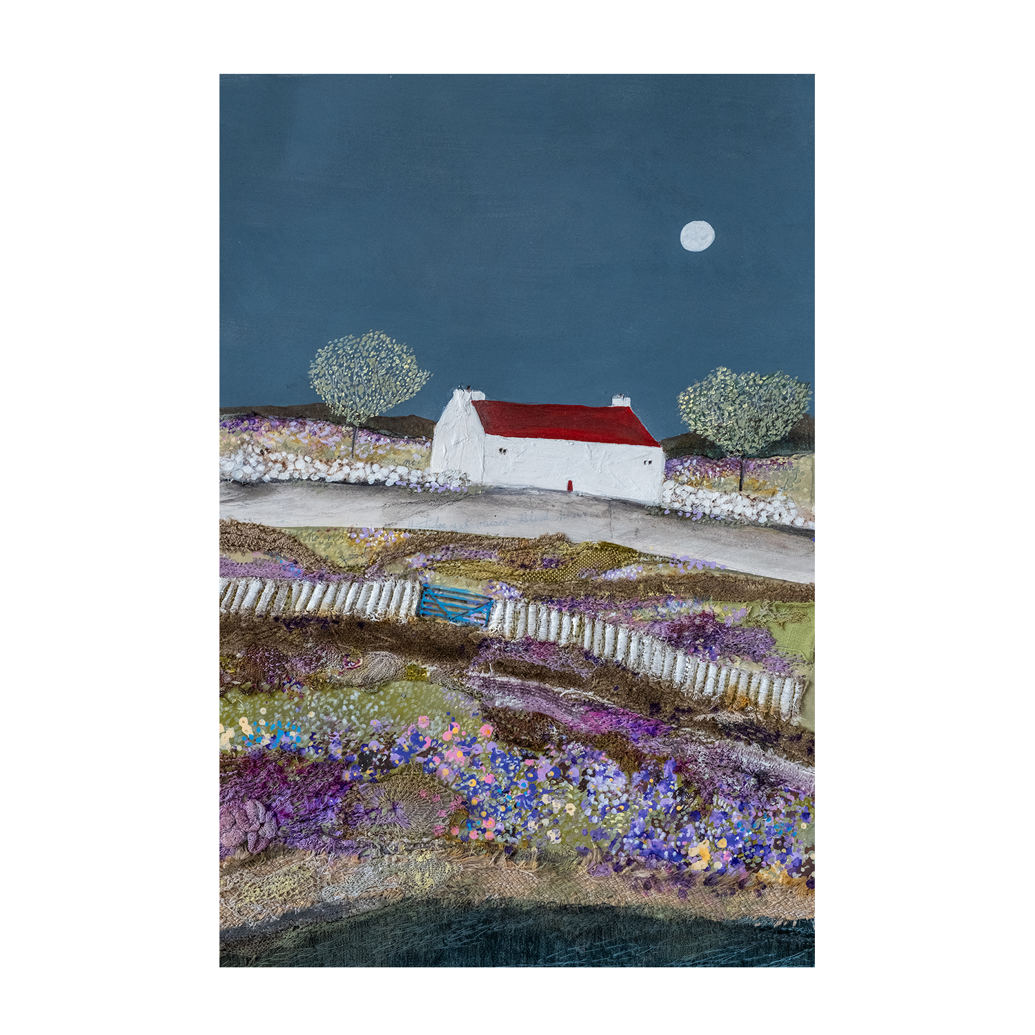 wall-art-print-canvas-poster-framed-Evening Meadow , By Louise O'Hara-1