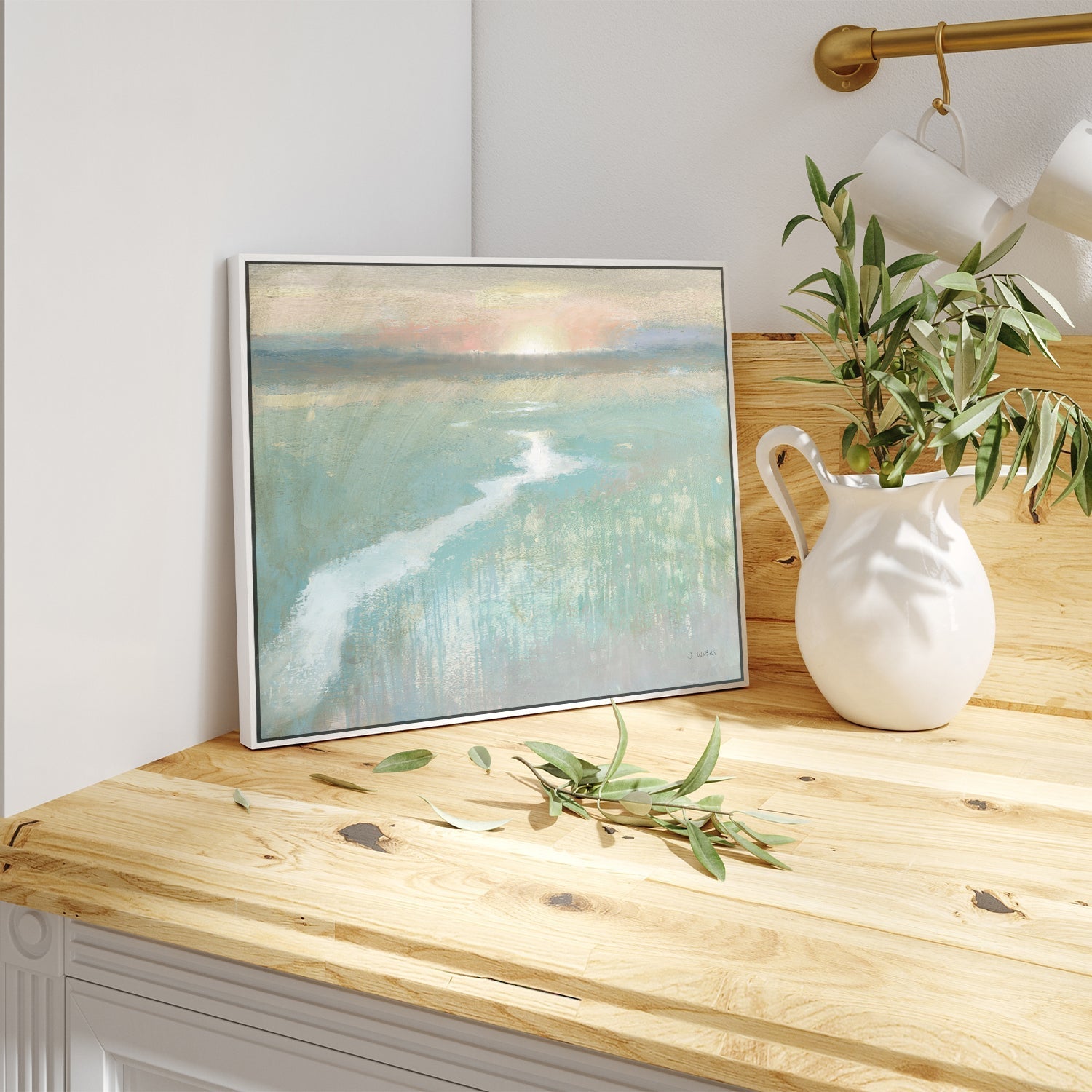 wall-art-print-canvas-poster-framed-Evening Stream-by-James Wiens-Gioia Wall Art