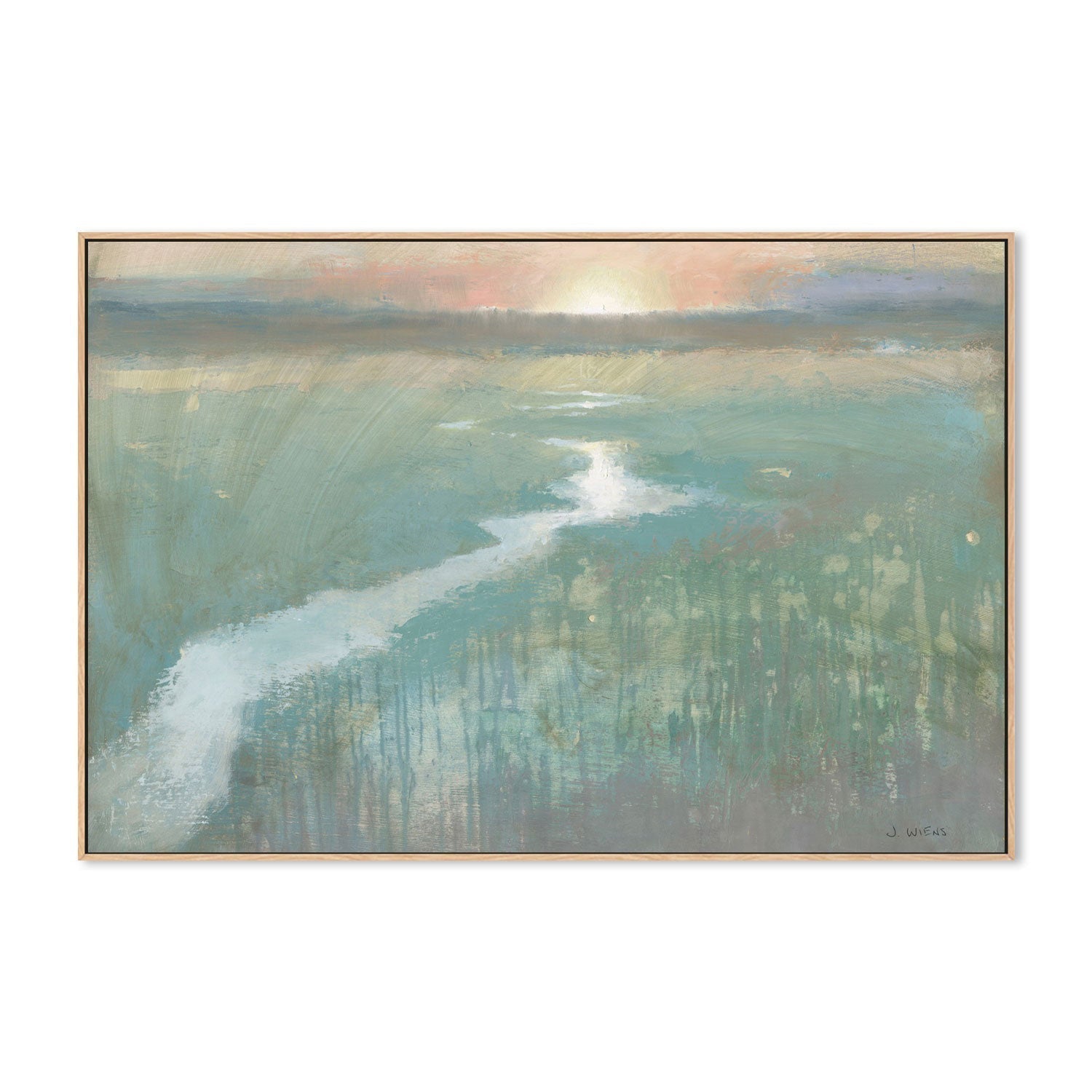 wall-art-print-canvas-poster-framed-Evening Stream-by-James Wiens-Gioia Wall Art