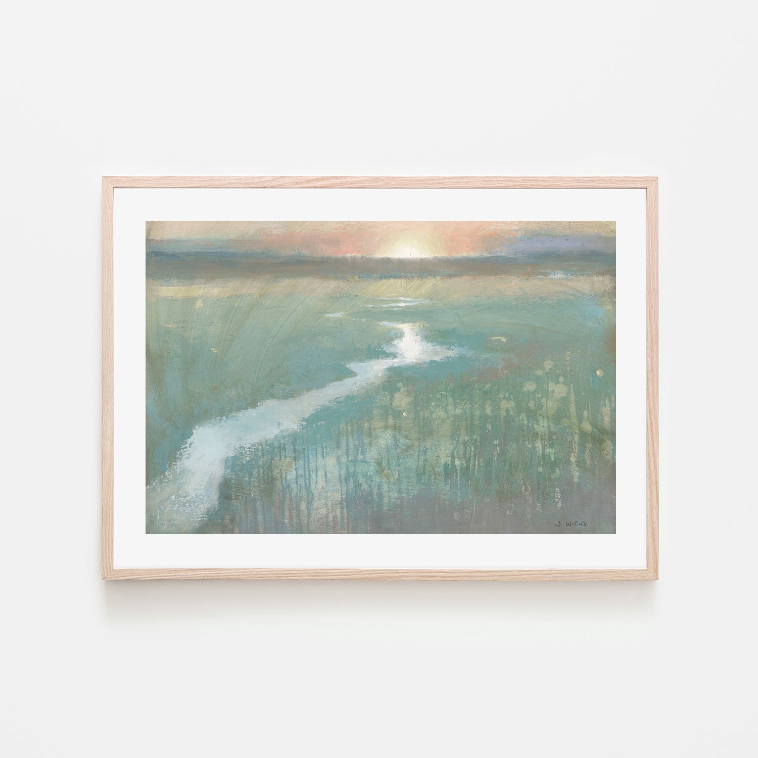 wall-art-print-canvas-poster-framed-Evening Stream-by-James Wiens-Gioia Wall Art
