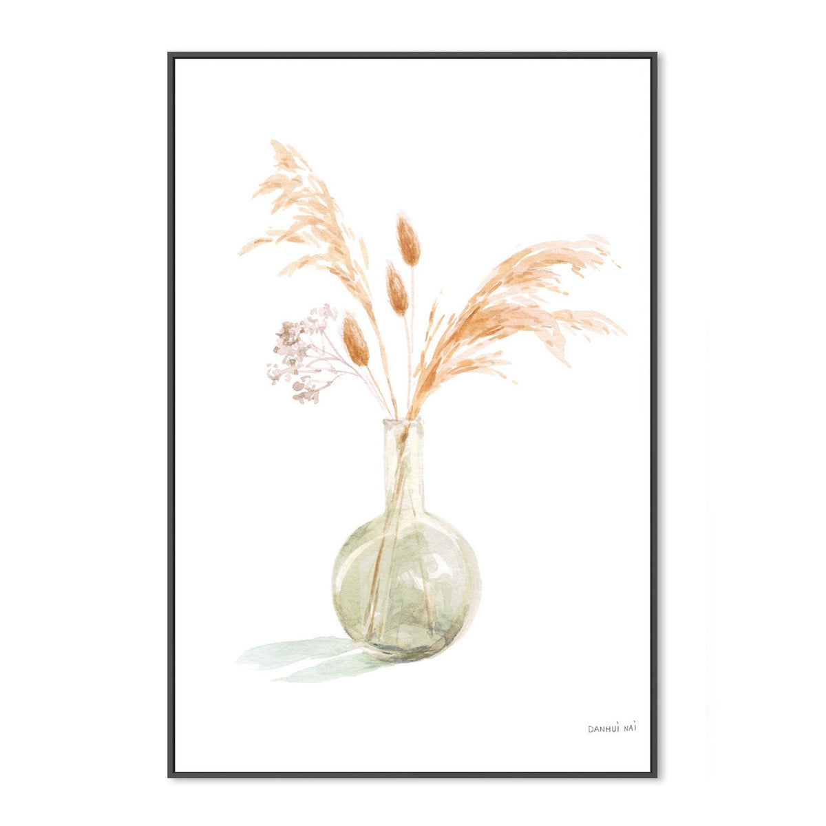 wall-art-print-canvas-poster-framed-Everlasting Bouquet, Neutral, Style B-by-Danhui Nai-Gioia Wall Art