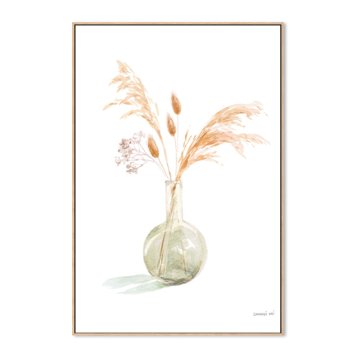 wall-art-print-canvas-poster-framed-Everlasting Bouquet, Neutral, Style B-by-Danhui Nai-Gioia Wall Art