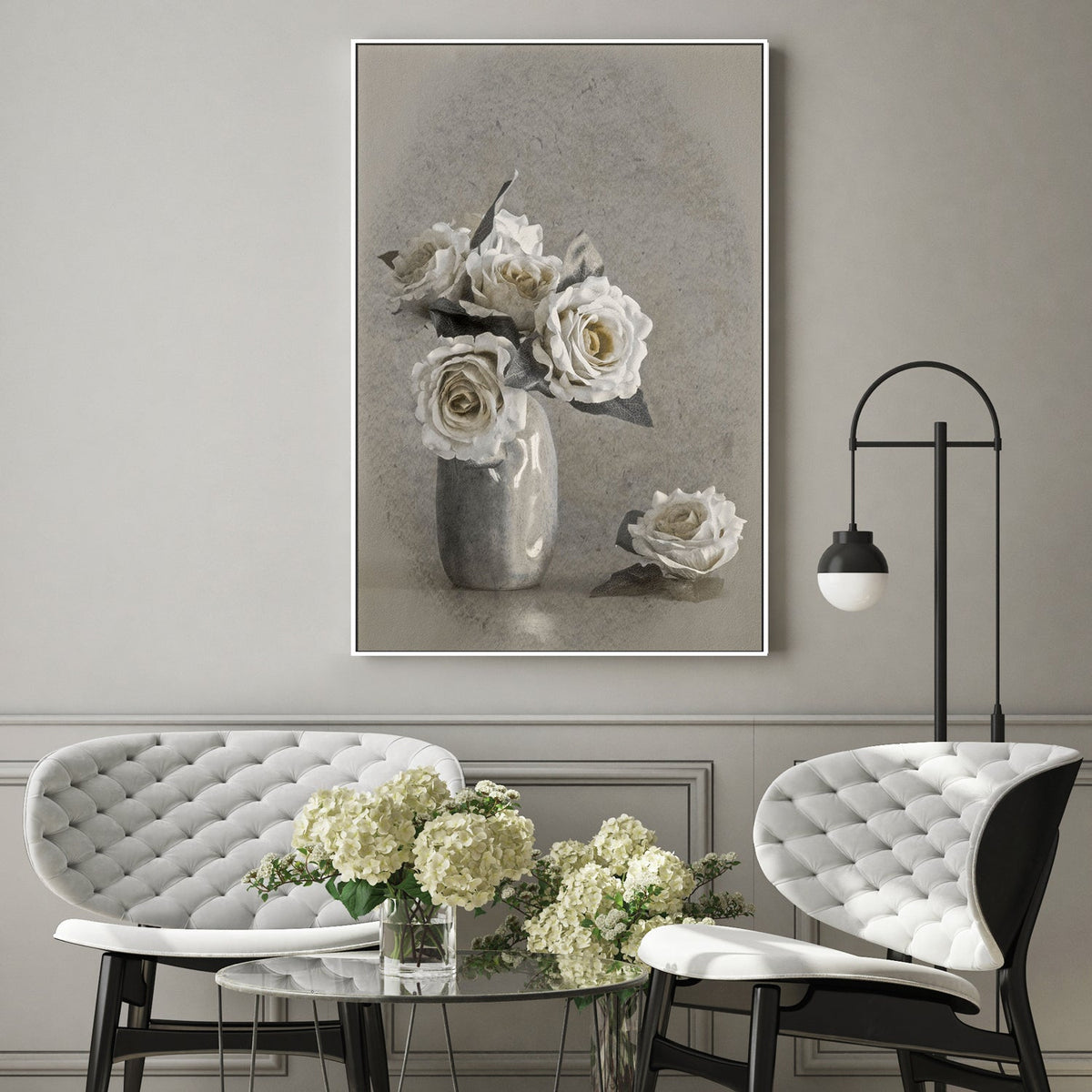 wall-art-print-canvas-poster-framed-Faded Lines, by Cicek Kiral-by-Plus X Studio-Gioia Wall Art