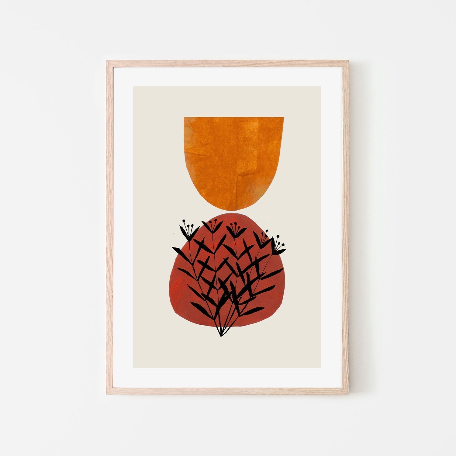 wall-art-print-canvas-poster-framed-Fall Flowers , By Ejaaz Haniff-GIOIA-WALL-ART