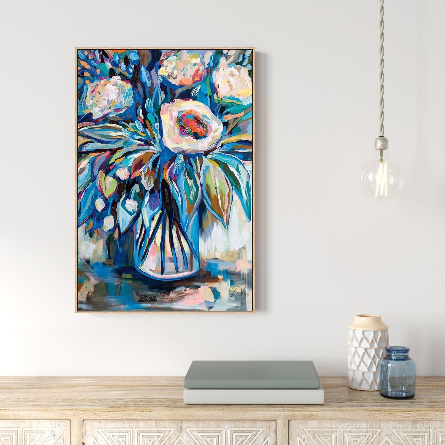 wall-art-print-canvas-poster-framed-Fall Garden-by-Jeanette Vertentes-Gioia Wall Art