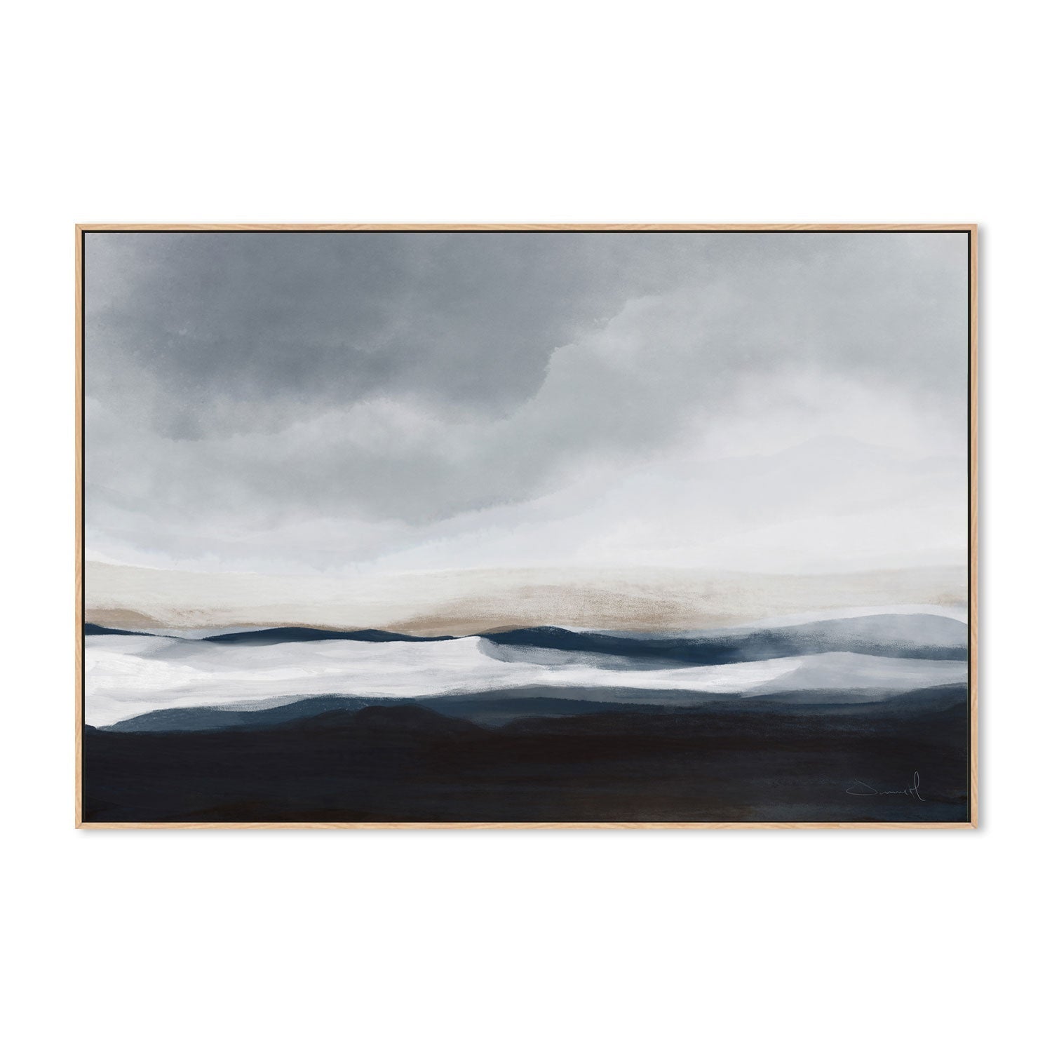 wall-art-print-canvas-poster-framed-Far Away , By Dan Hobday-GIOIA-WALL-ART