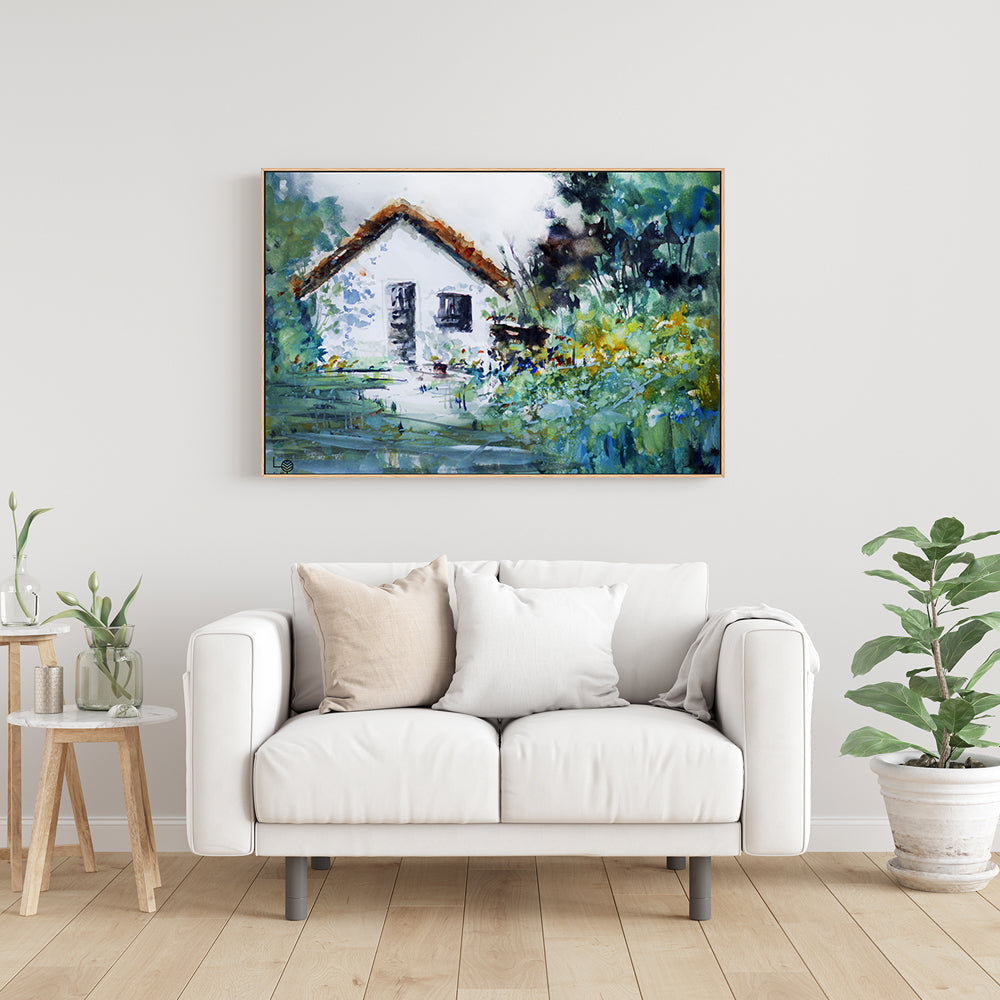 wall-art-print-canvas-poster-framed-faraaway-by-Lilou Online Fine Arts-Gioia Wall Art
