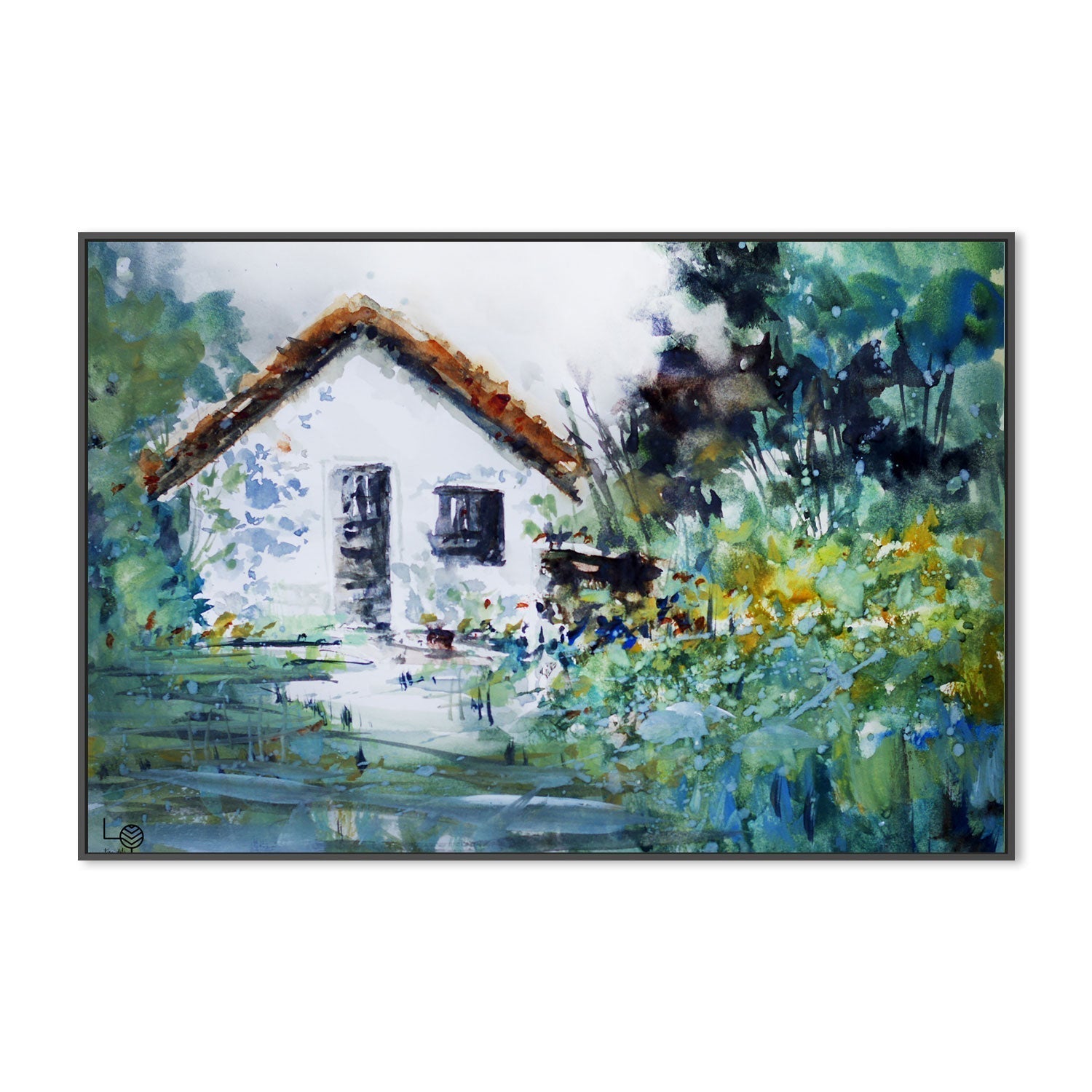 wall-art-print-canvas-poster-framed-faraaway-by-Lilou Online Fine Arts-Gioia Wall Art