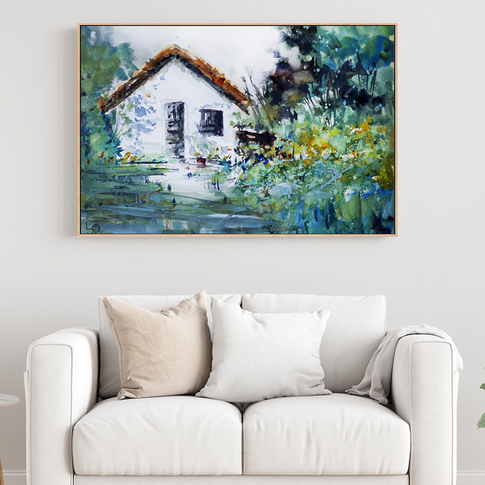 wall-art-print-canvas-poster-framed-faraaway-by-Lilou Online Fine Arts-Gioia Wall Art