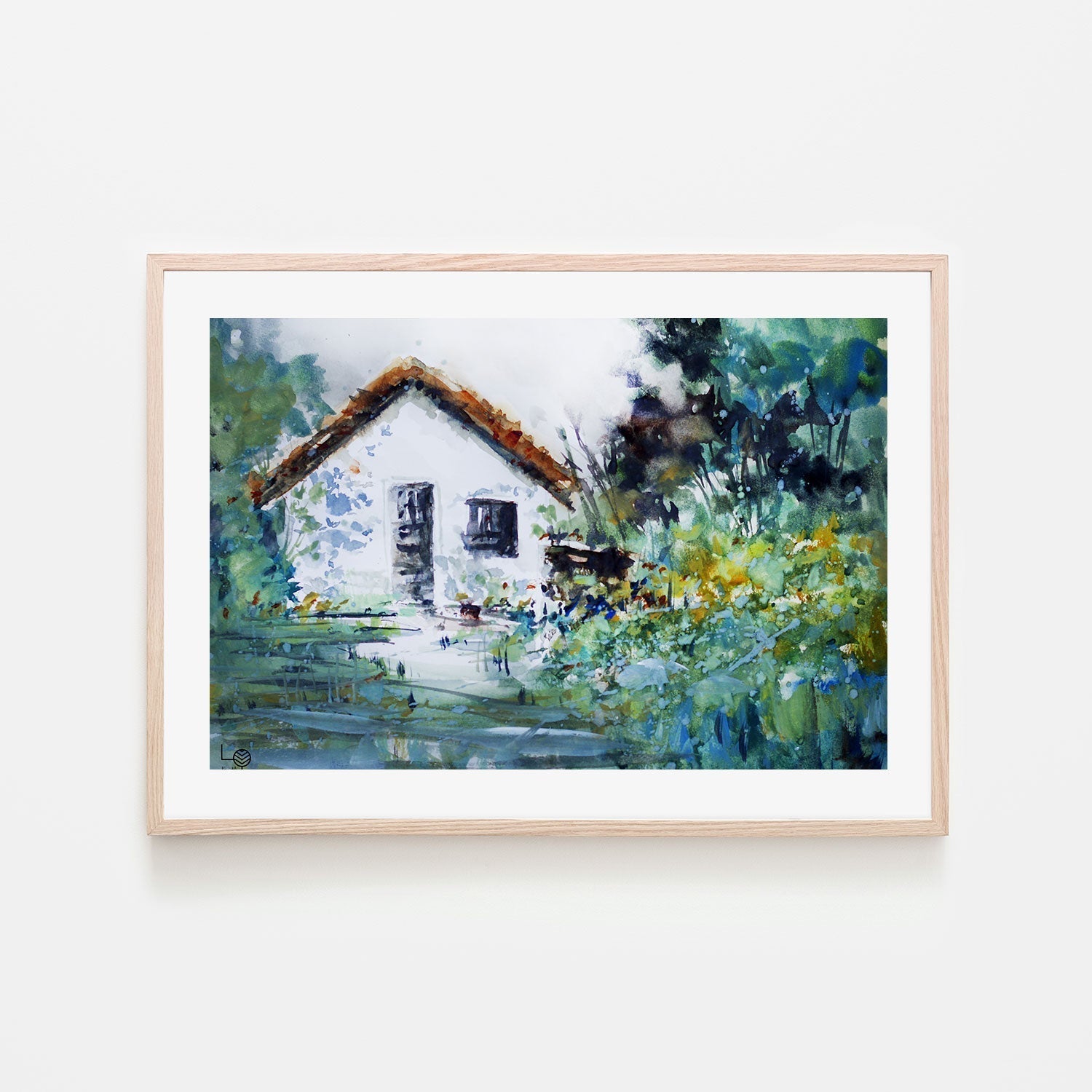 wall-art-print-canvas-poster-framed-faraaway-by-Lilou Online Fine Arts-Gioia Wall Art