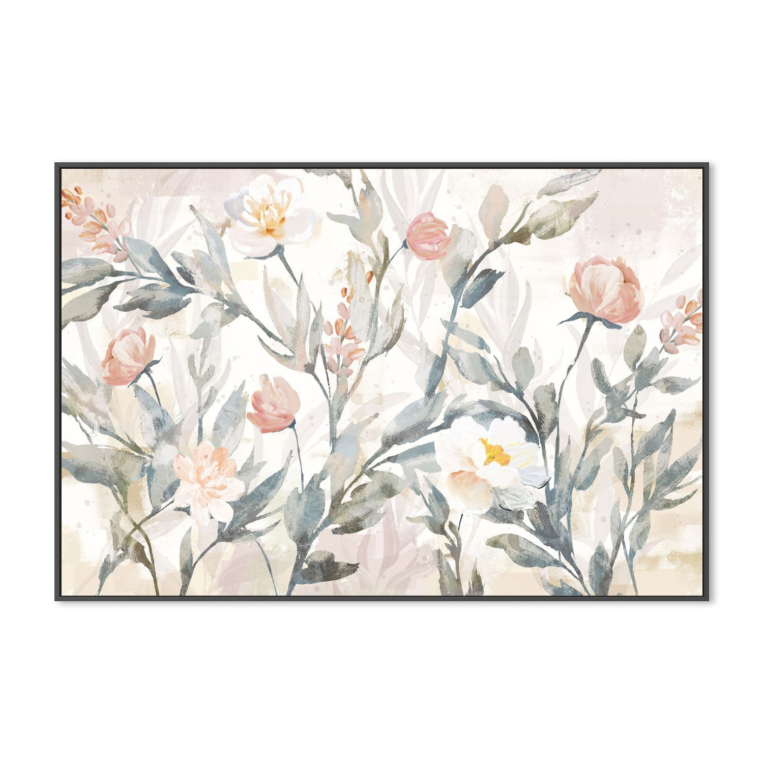 wall-art-print-canvas-poster-framed-Farm House Florals , By Nina Blue-3