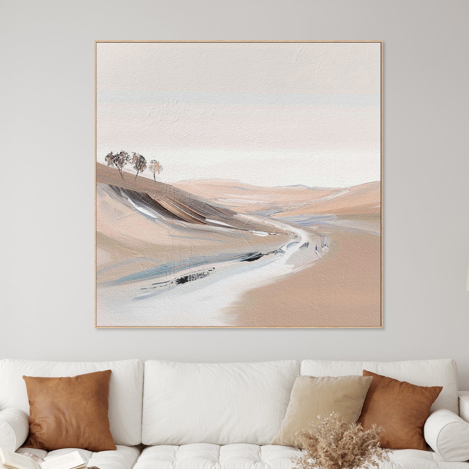 wall-art-print-canvas-poster-framed-Farm View, Style D , By Alma-2