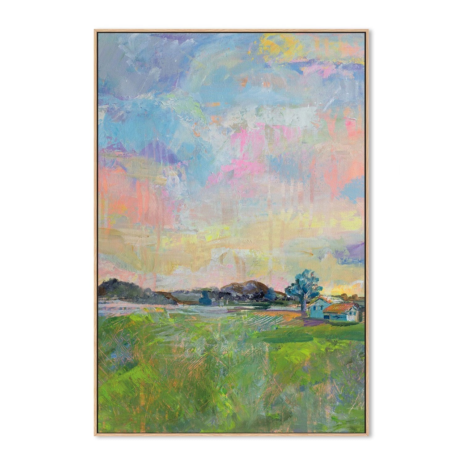 wall-art-print-canvas-poster-framed-Farmhouse-by-Jeanette Vertentes-Gioia Wall Art