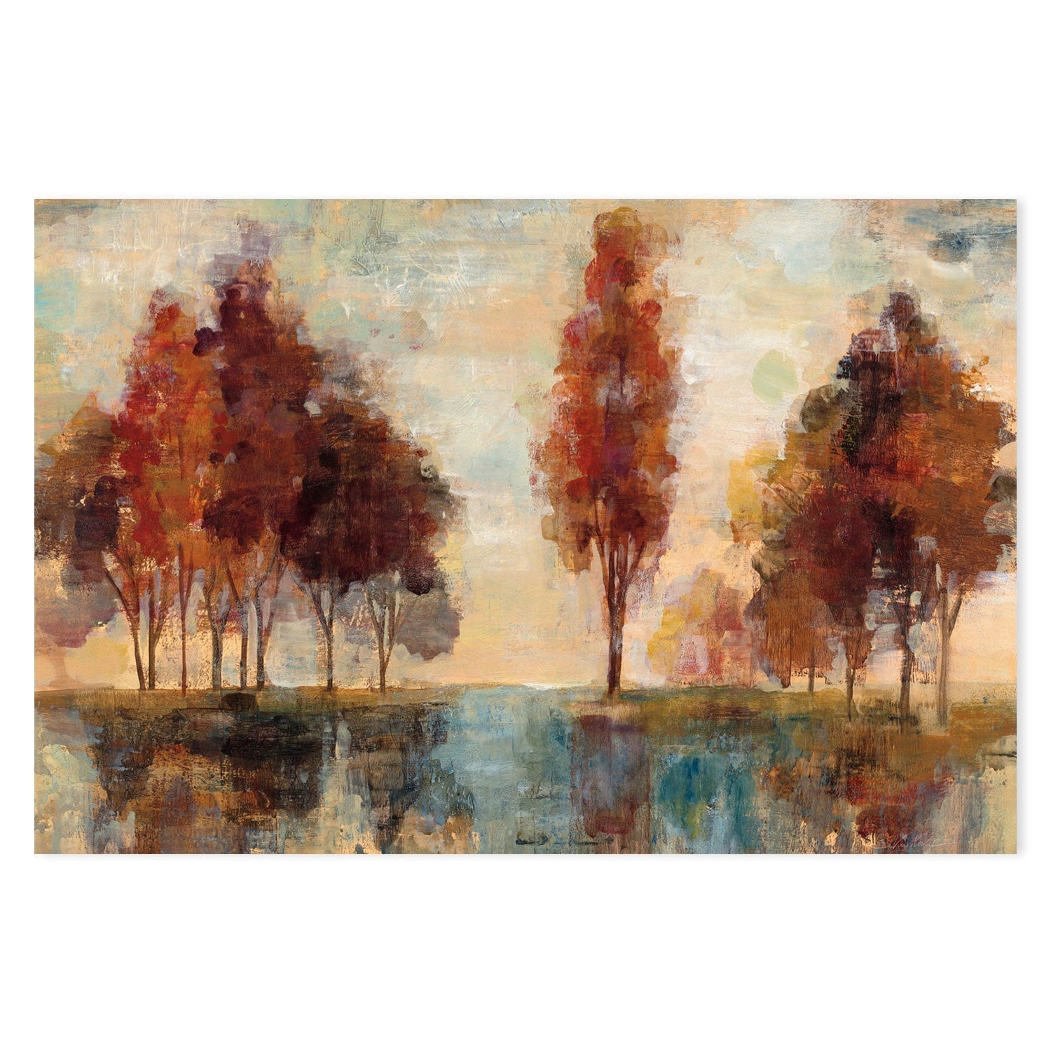 wall-art-print-canvas-poster-framed-Field and Forest-by-Silvia Vassileva-Gioia Wall Art