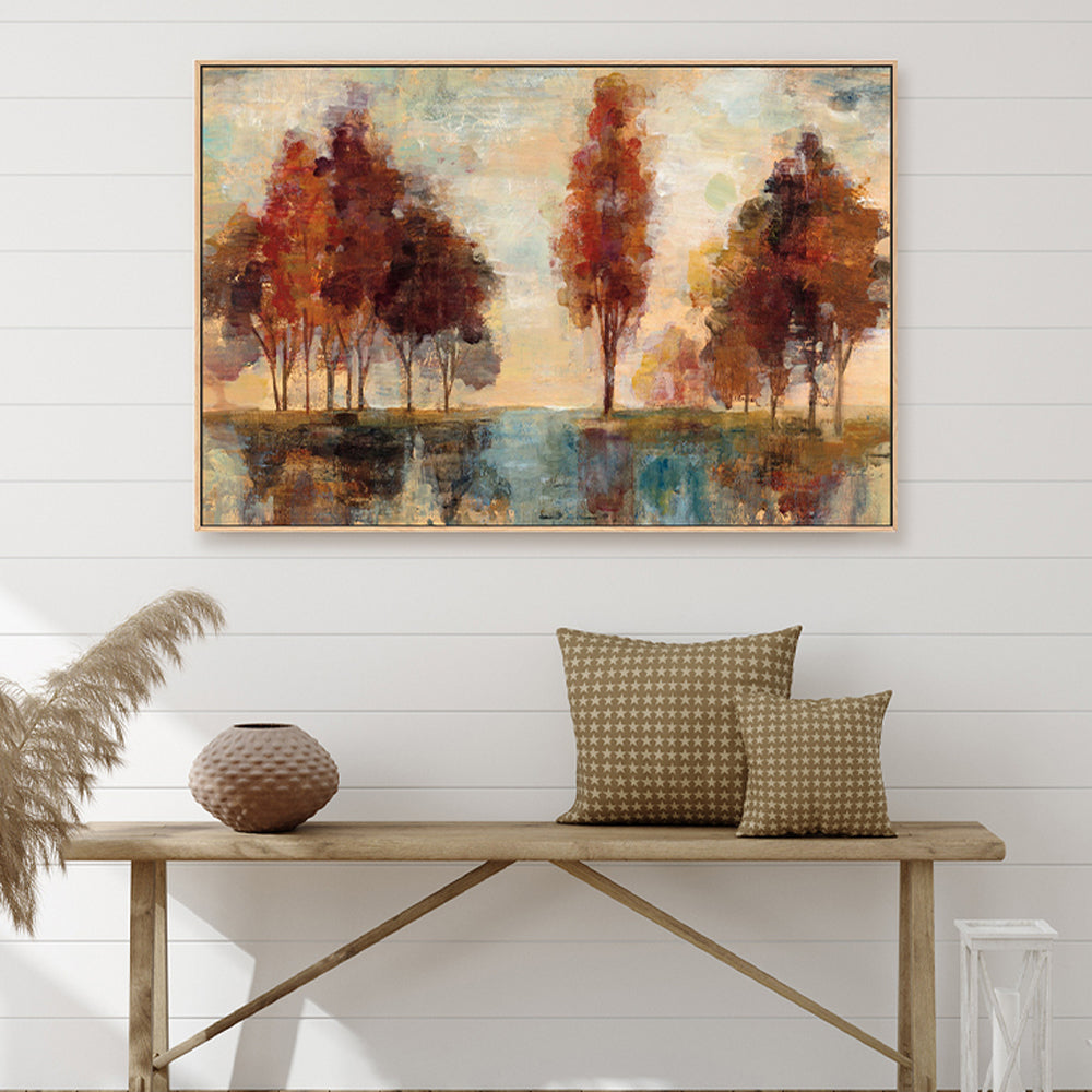 wall-art-print-canvas-poster-framed-Field and Forest-by-Silvia Vassileva-Gioia Wall Art