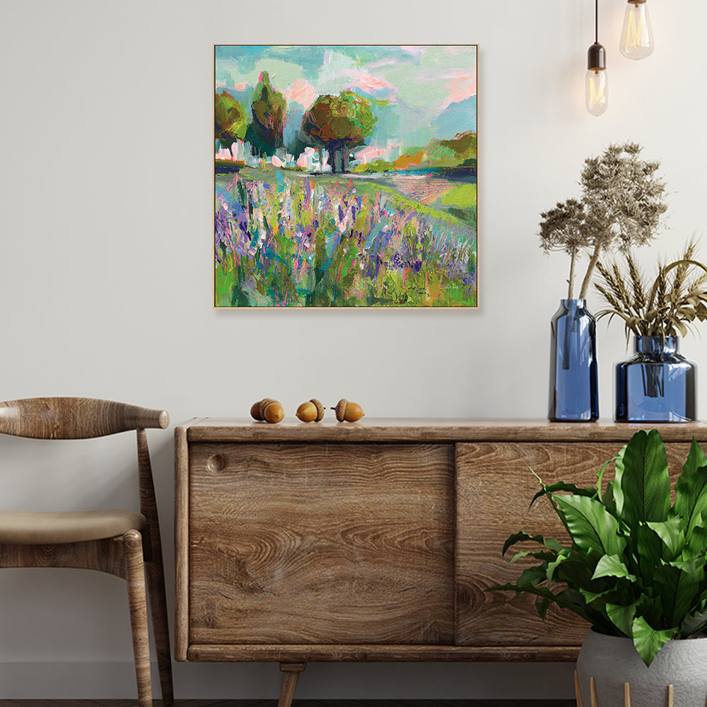 wall-art-print-canvas-poster-framed-Field of Flowers-by-Jeanette Vertentes-Gioia Wall Art