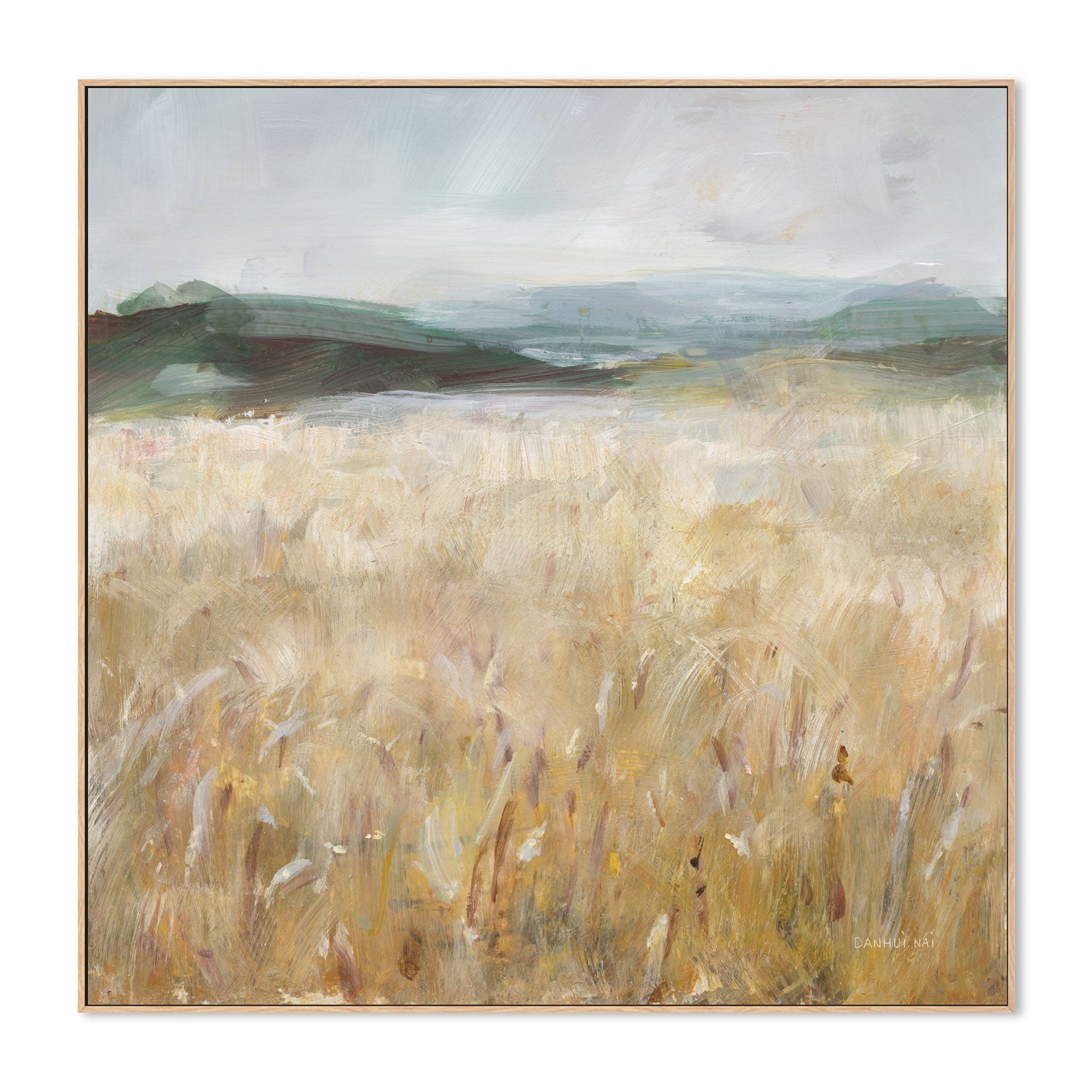 wall-art-print-canvas-poster-framed-Field of Gold, Style A , By Danhui Nai-4