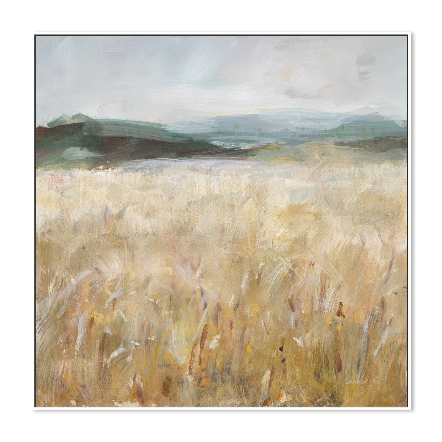 wall-art-print-canvas-poster-framed-Field of Gold, Style A , By Danhui Nai-5
