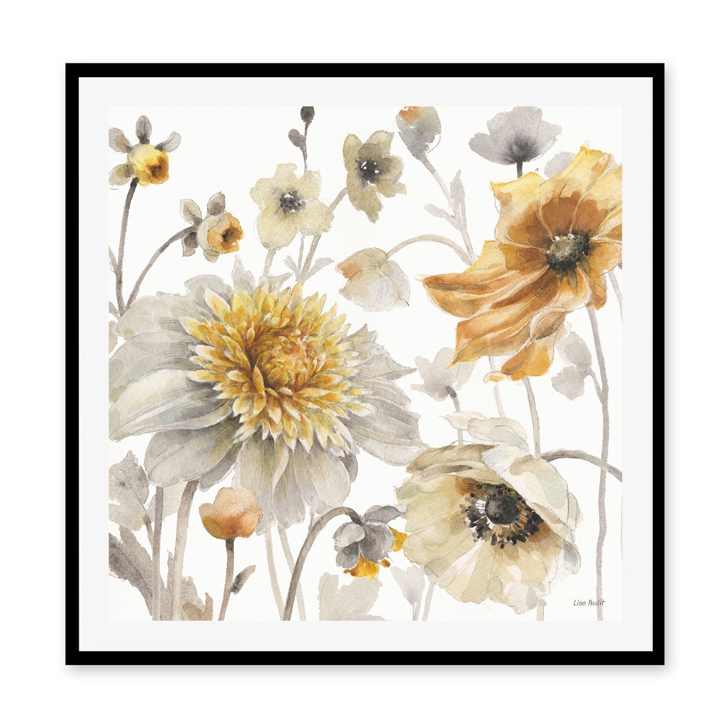 wall-art-print-canvas-poster-framed-Fields of Gold, Style A , By Lisa Audit-GIOIA-WALL-ART