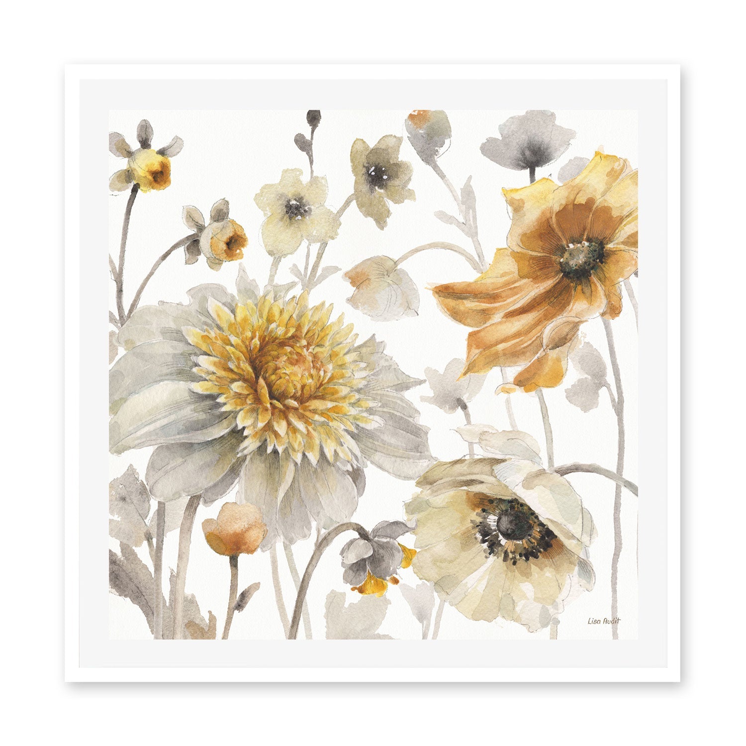 wall-art-print-canvas-poster-framed-Fields of Gold, Style A , By Lisa Audit-GIOIA-WALL-ART