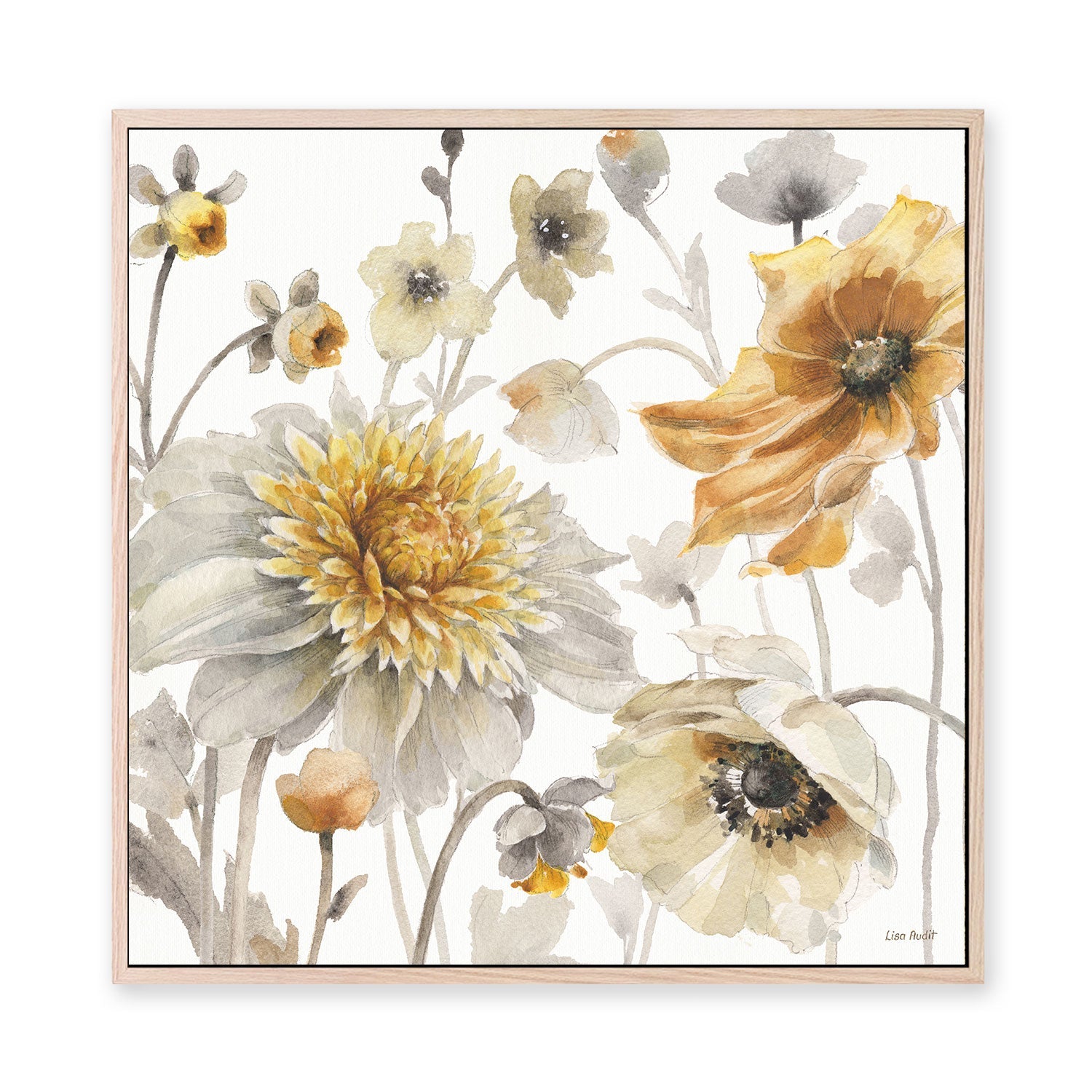 wall-art-print-canvas-poster-framed-Fields of Gold, Style A , By Lisa Audit-GIOIA-WALL-ART