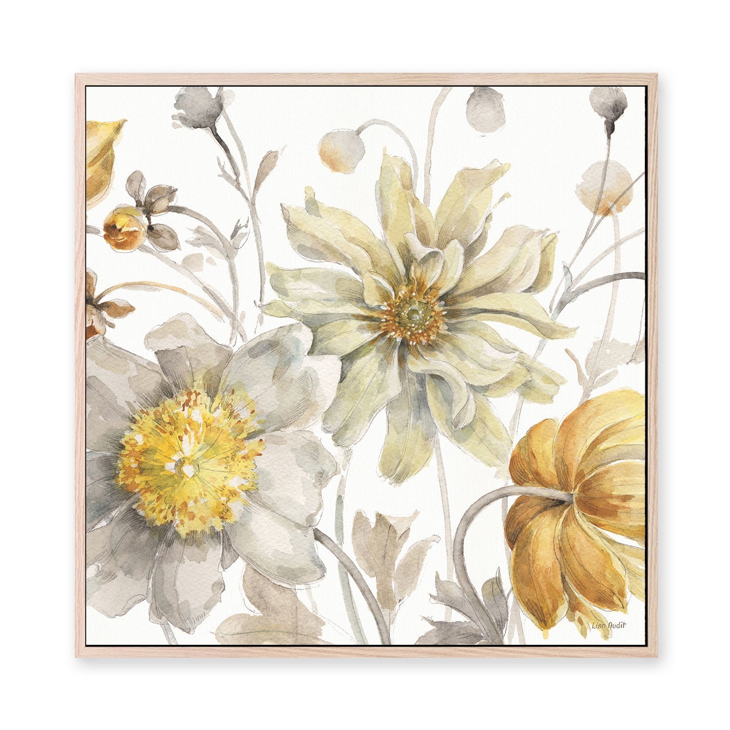 wall-art-print-canvas-poster-framed-Fields Of Gold, Style B , By Lisa Audit-GIOIA-WALL-ART