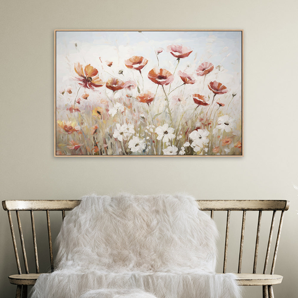 wall-art-print-canvas-poster-framed-Field of Poppies , By Accent Art Studio , By Accent Art Studio-2