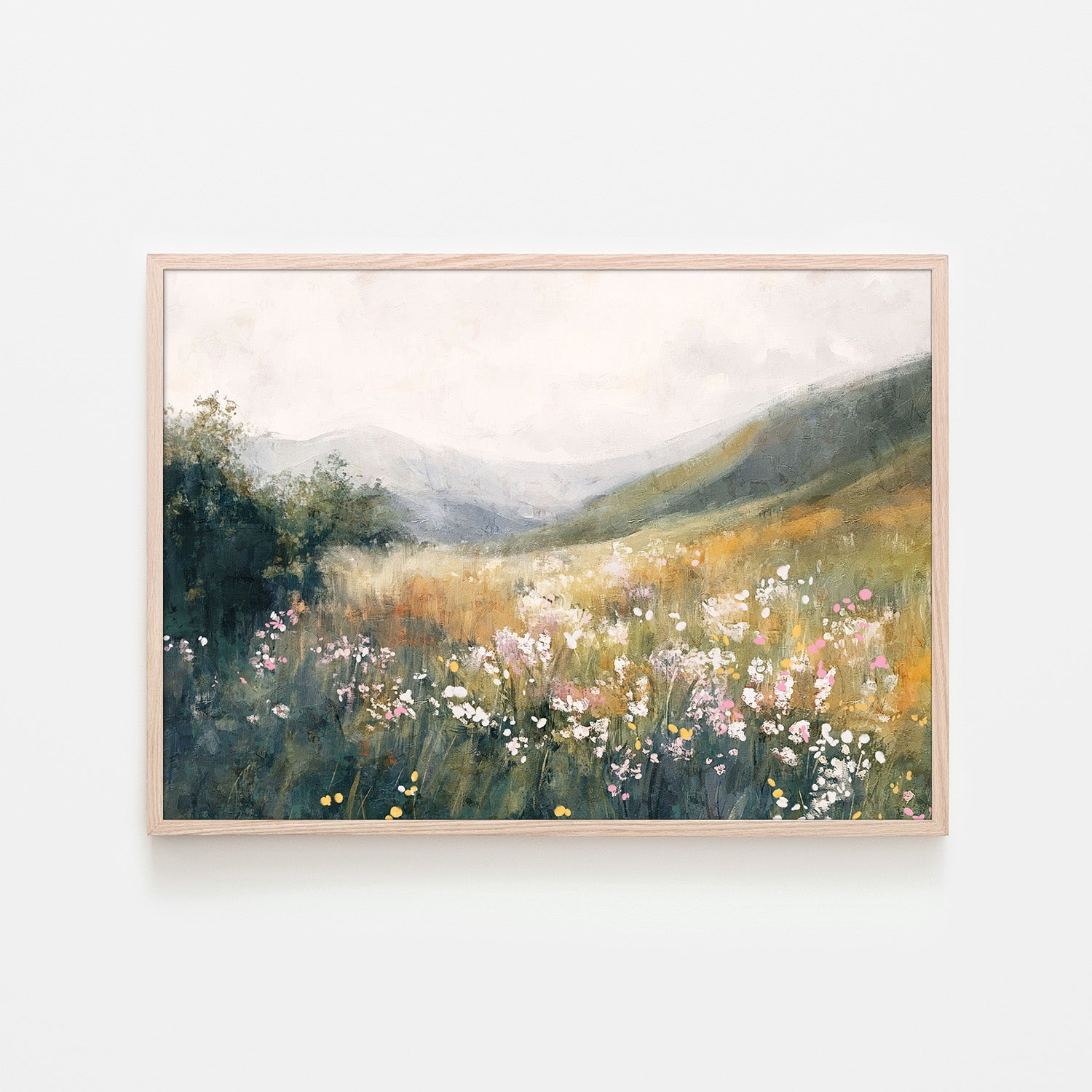 wall-art-print-canvas-poster-framed-Fields of Tranquility, Style A-6