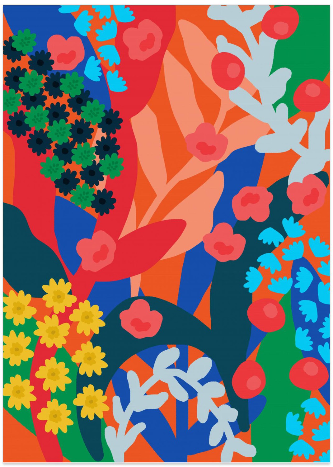 Fiesta of Flowers , By Rafaela Mascaro