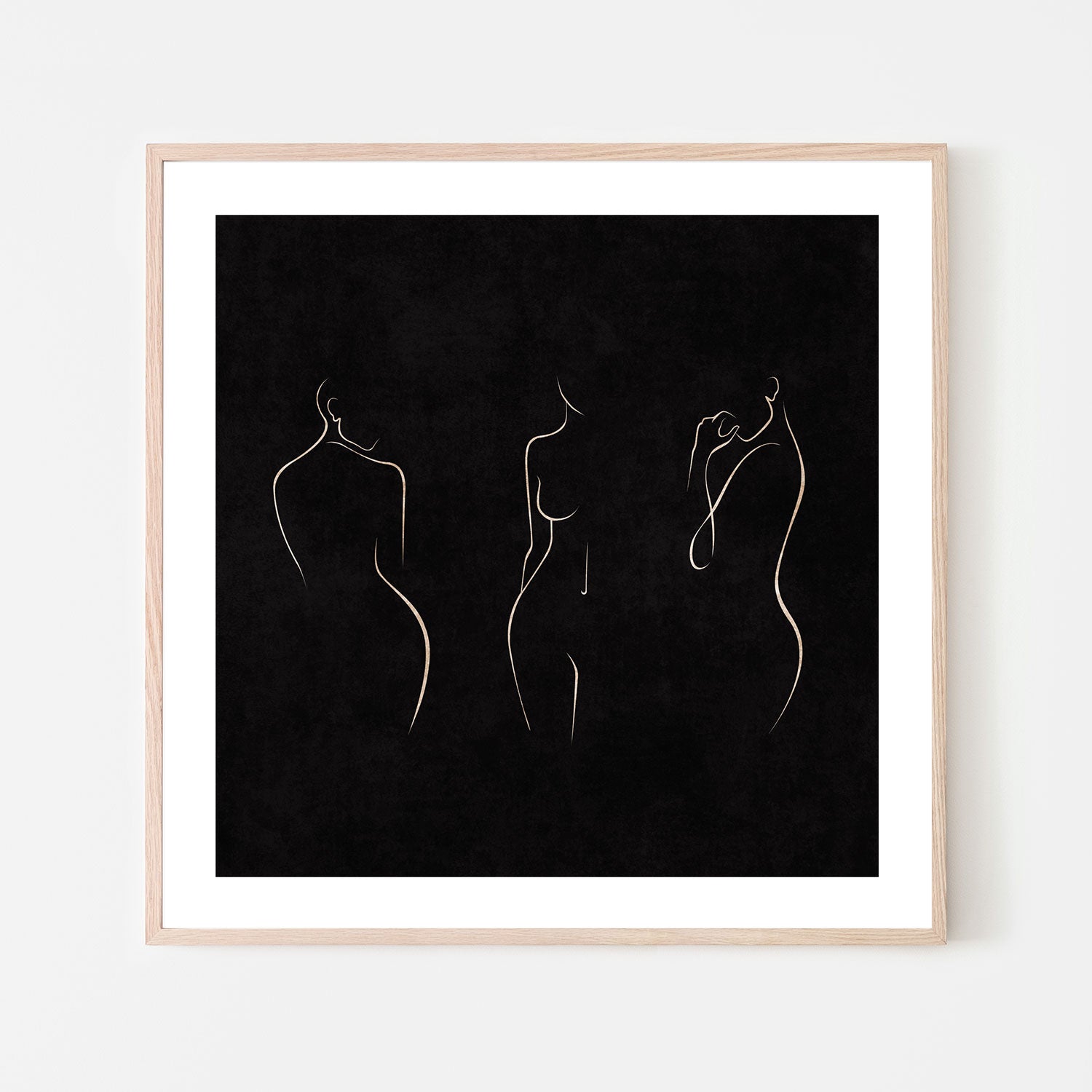 wall-art-print-canvas-poster-framed-Figures In The Night , By Emel Tunaboylu-GIOIA-WALL-ART