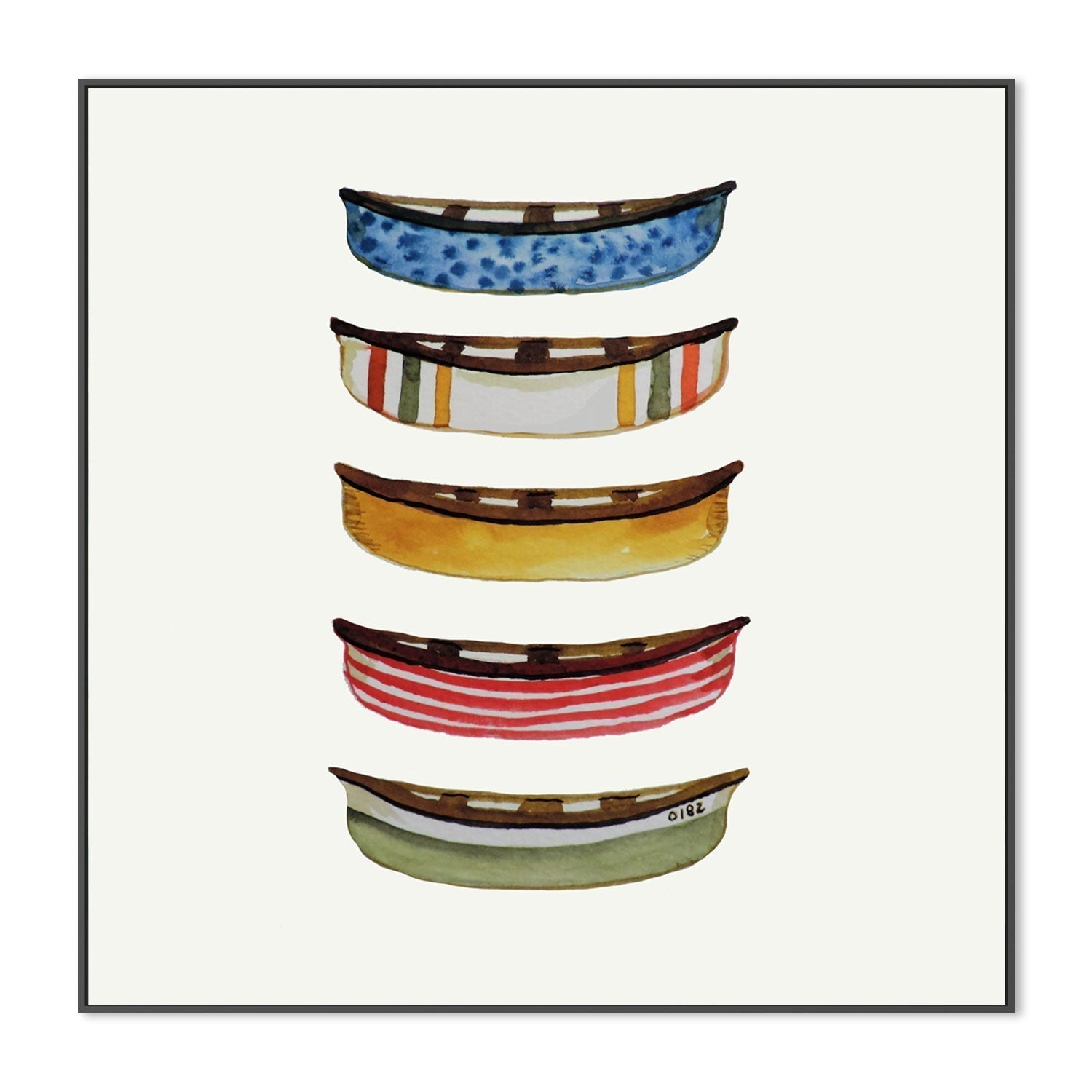 wall-art-print-canvas-poster-framed-Fishing Boat-by-Sylvie Demers-Gioia Wall Art