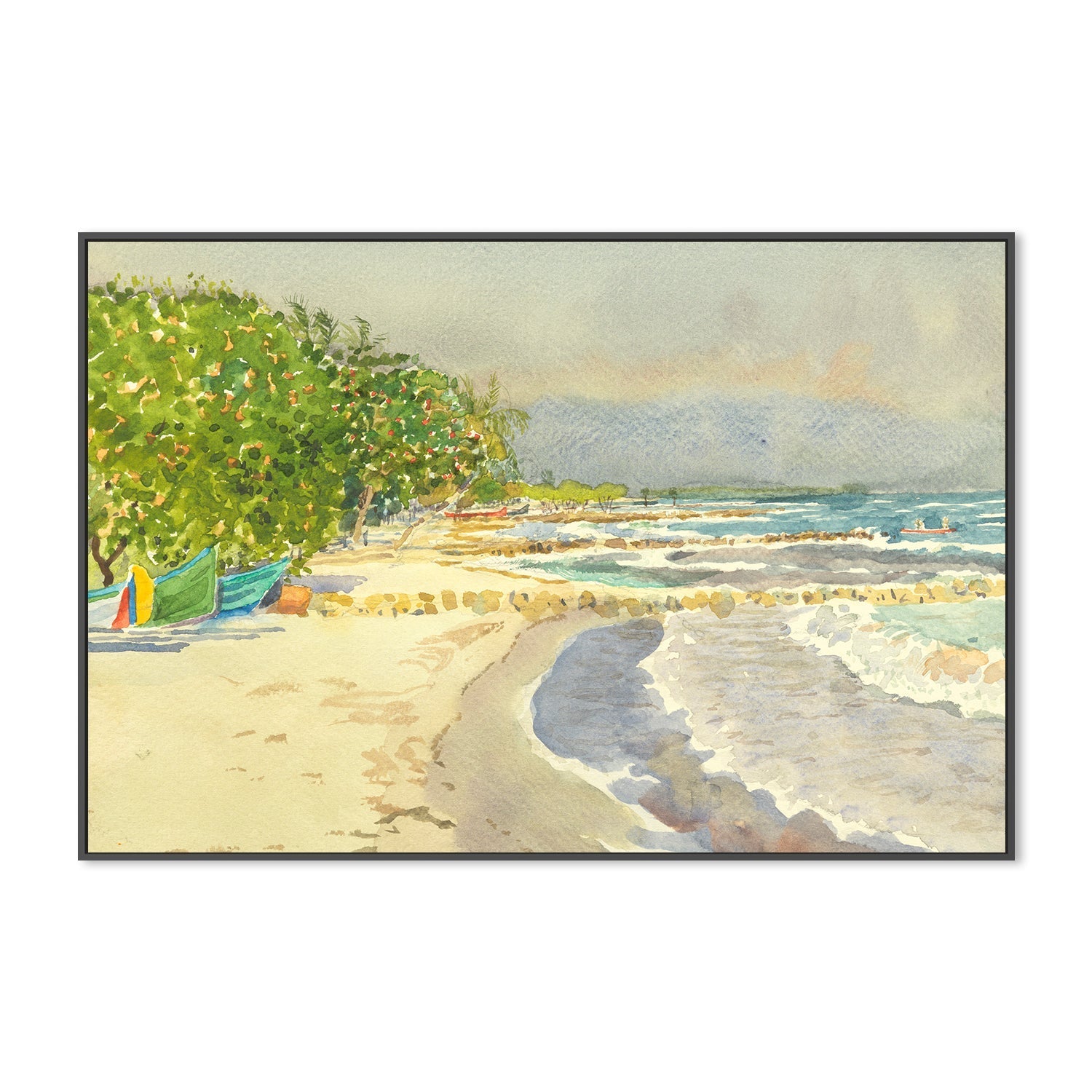 wall-art-print-canvas-poster-framed-Fishing Boats , By David Dallison-3