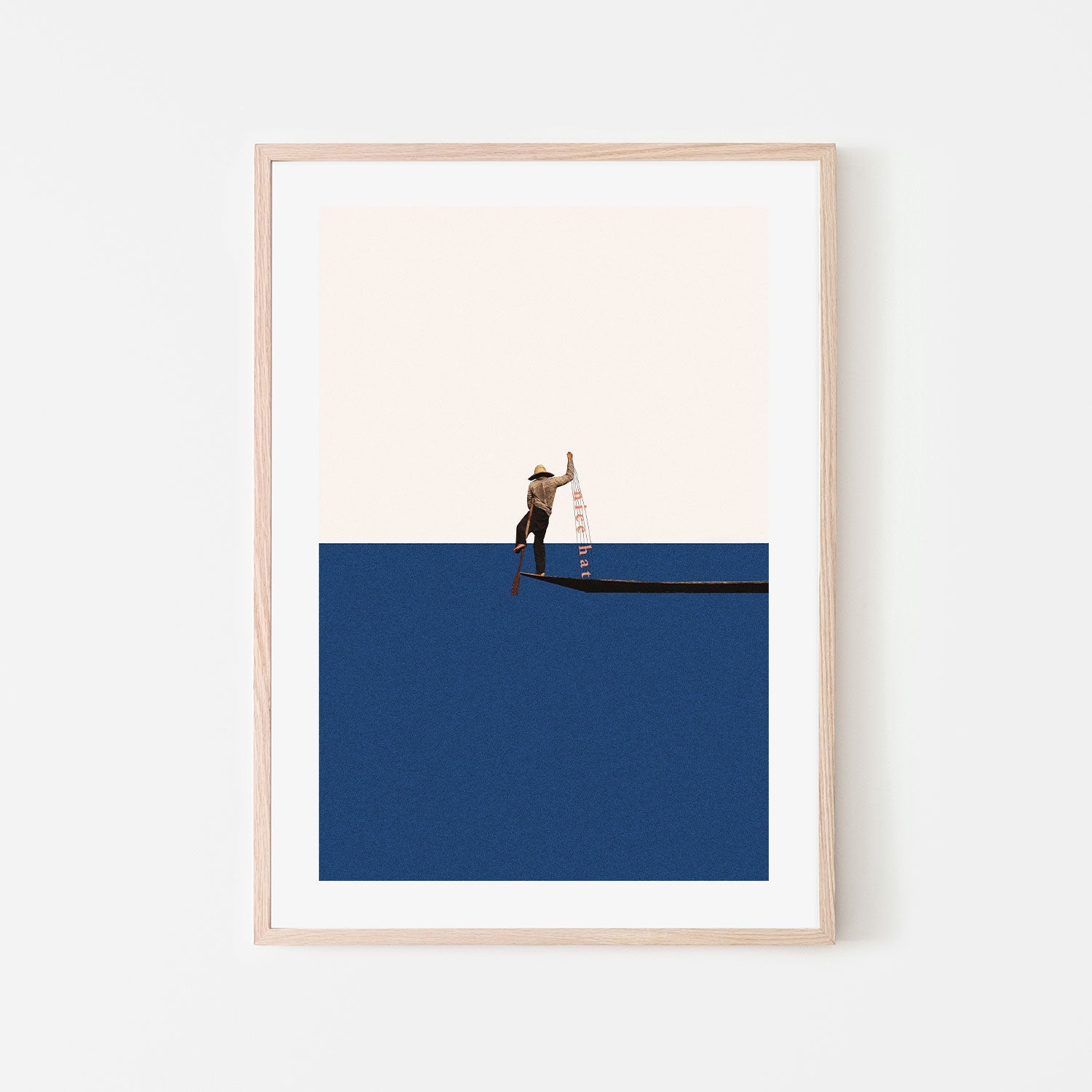 wall-art-print-canvas-poster-framed-Fishing For Words-GIOIA-WALL-ART