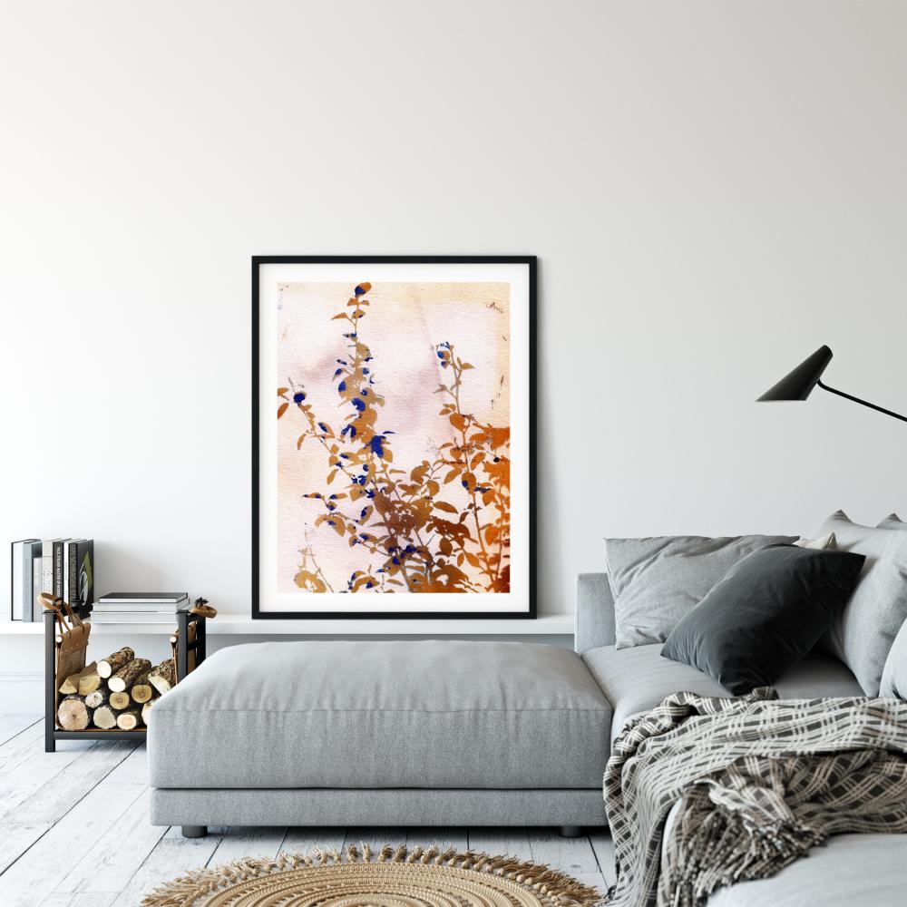 wall-art-print-canvas-poster-framed-Flaming Bouquet-by-Krista Mccurdy-Gioia Wall Art