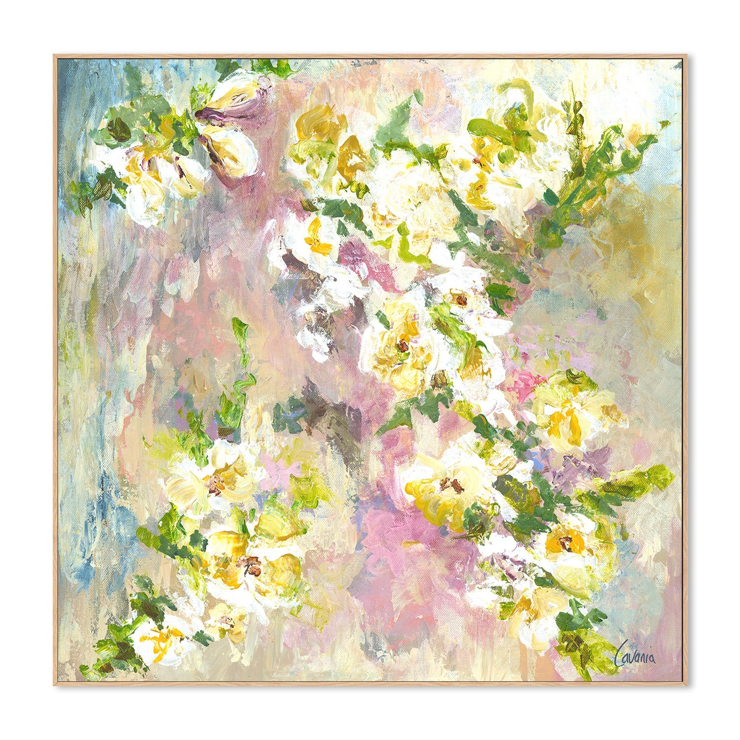 wall-art-print-canvas-poster-framed-Fleur De Jardin, Style C-4