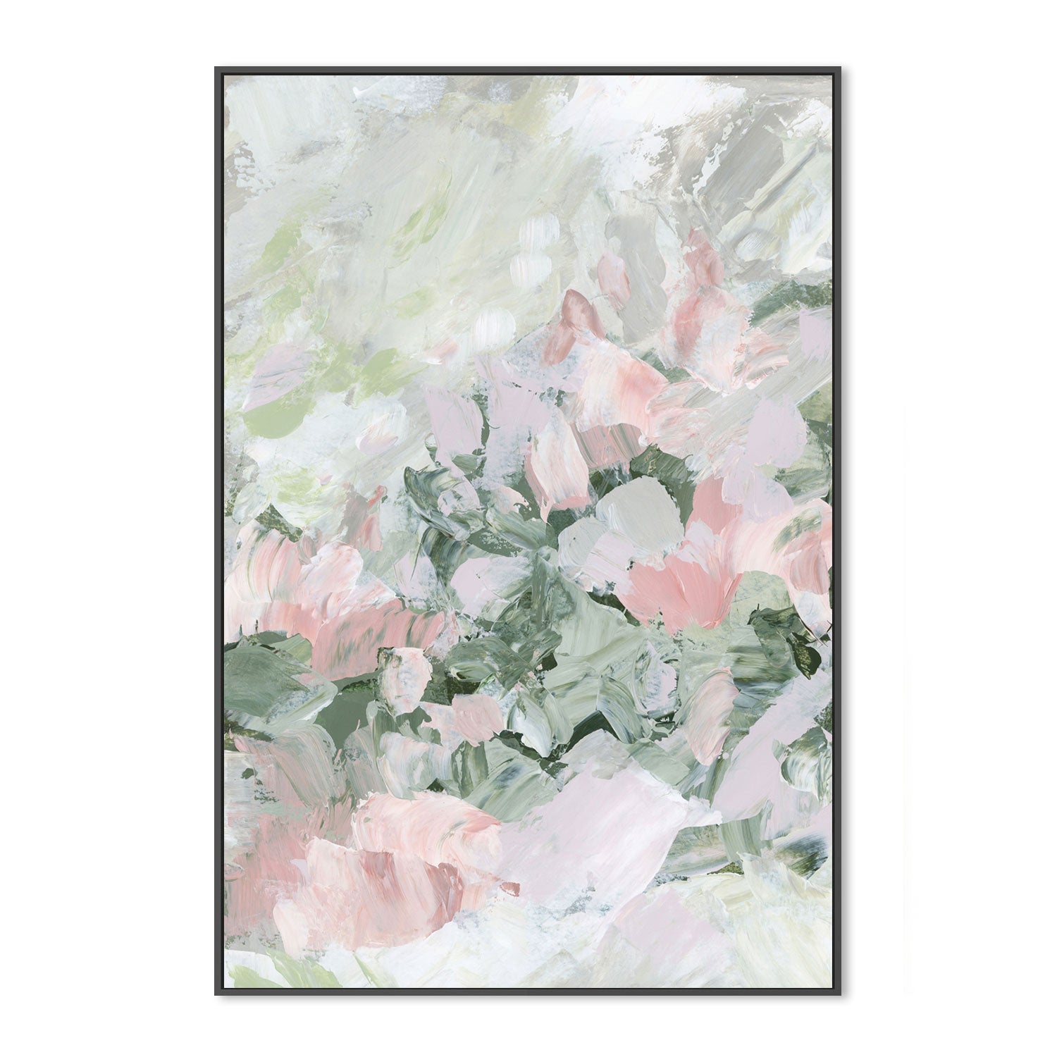 wall-art-print-canvas-poster-framed-Floral Assortment In Pastel, Style D-by-Emily Wood-Gioia Wall Art
