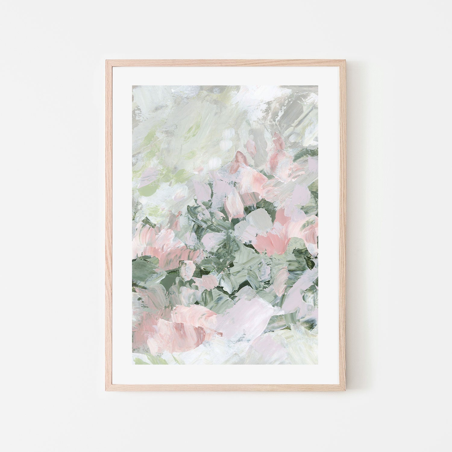 wall-art-print-canvas-poster-framed-Floral Assortment In Pastel, Style D-by-Emily Wood-Gioia Wall Art