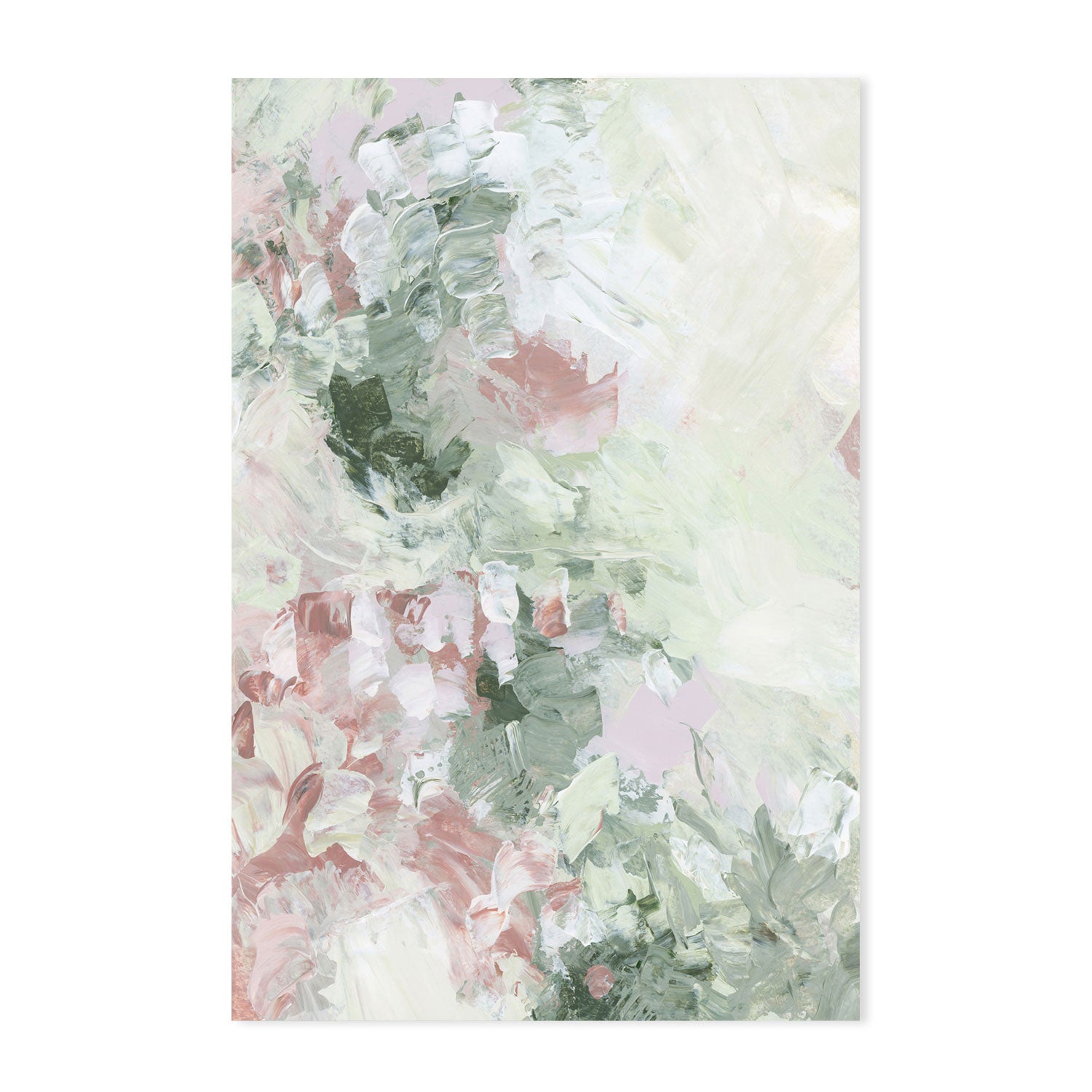 wall-art-print-canvas-poster-framed-Floral Assortment In Pastel, Style E-by-Emily Wood-Gioia Wall Art