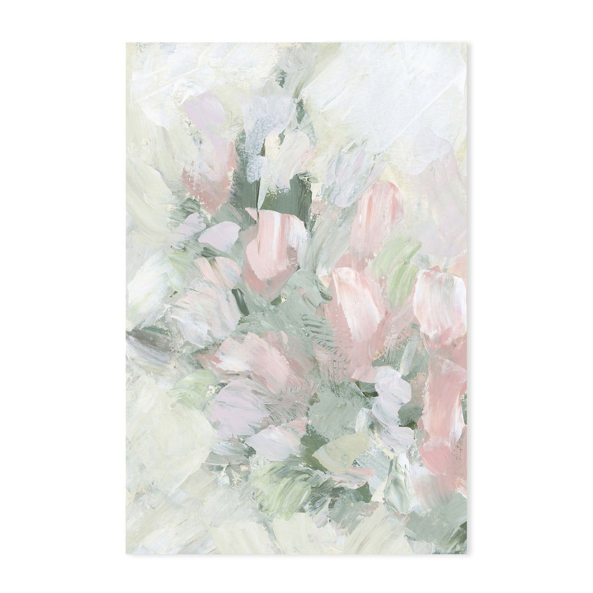 wall-art-print-canvas-poster-framed-Floral Assortment In Pastel, Style K-by-Emily Wood-Gioia Wall Art