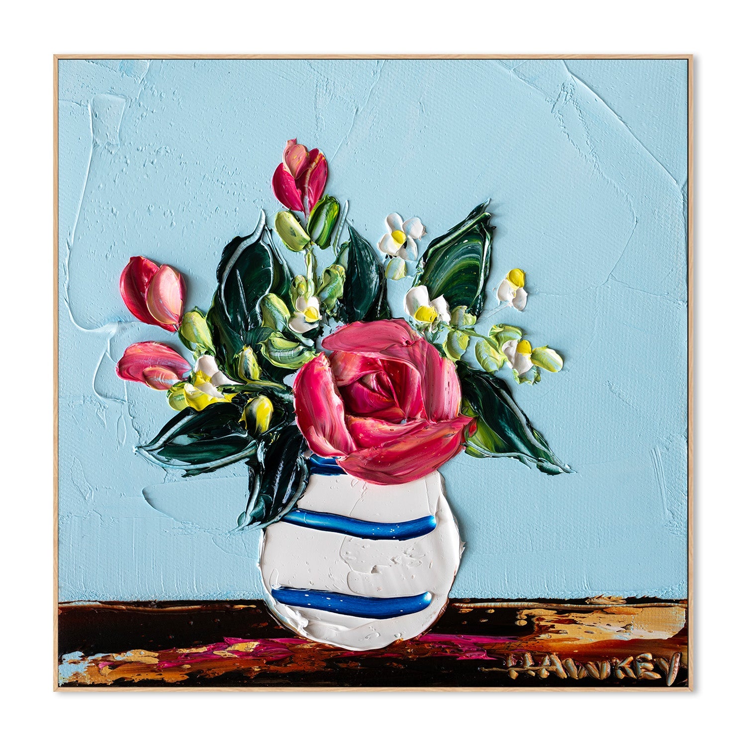 wall-art-print-canvas-poster-framed-Floral Celebration-4
