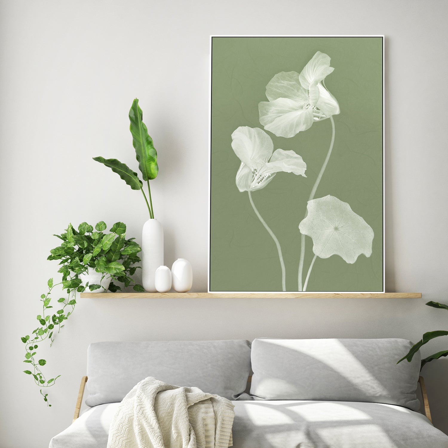 wall-art-print-canvas-poster-framed-Floral Dancer, Style A , By Leda Robertson-2