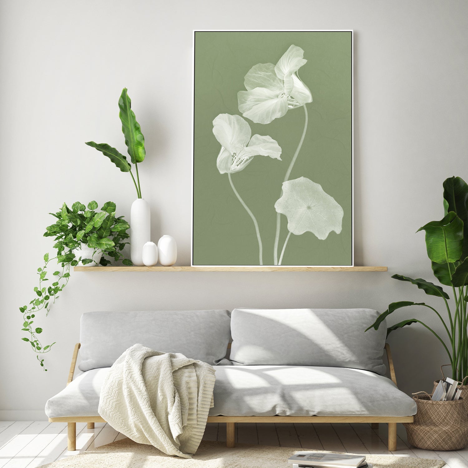 wall-art-print-canvas-poster-framed-Floral Dancer, Style A , By Leda Robertson-7