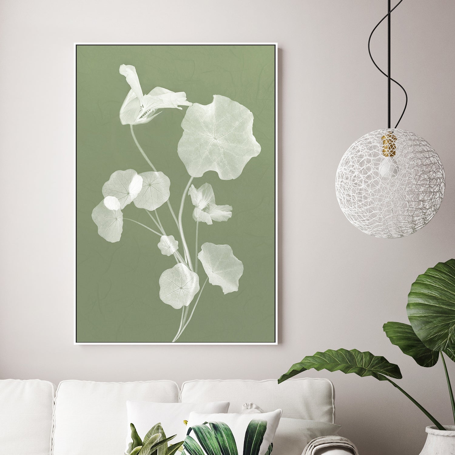 wall-art-print-canvas-poster-framed-Floral Dancer, Style B , By Leda Robertson-2
